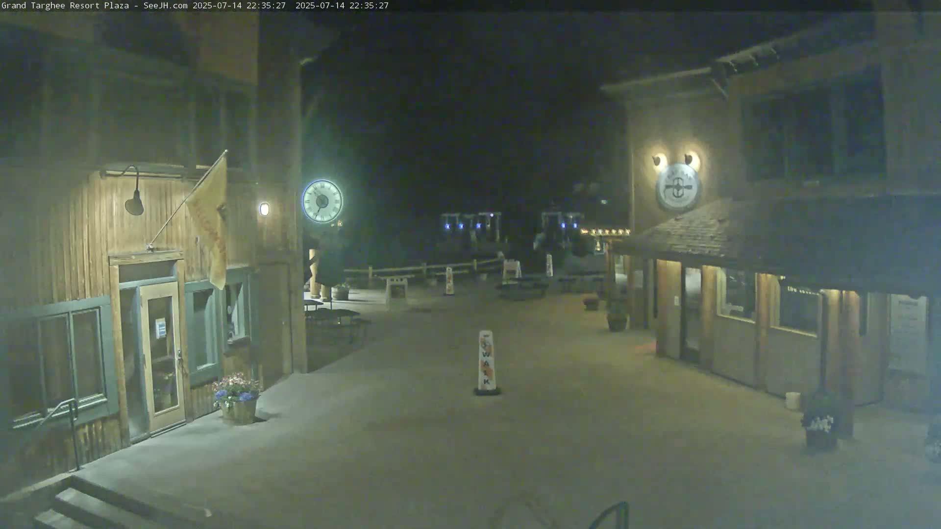 Alta, Freds Mountain Grand Targhee Resort Plaza Live Cam  -Alta, Teton, Wyoming, USA