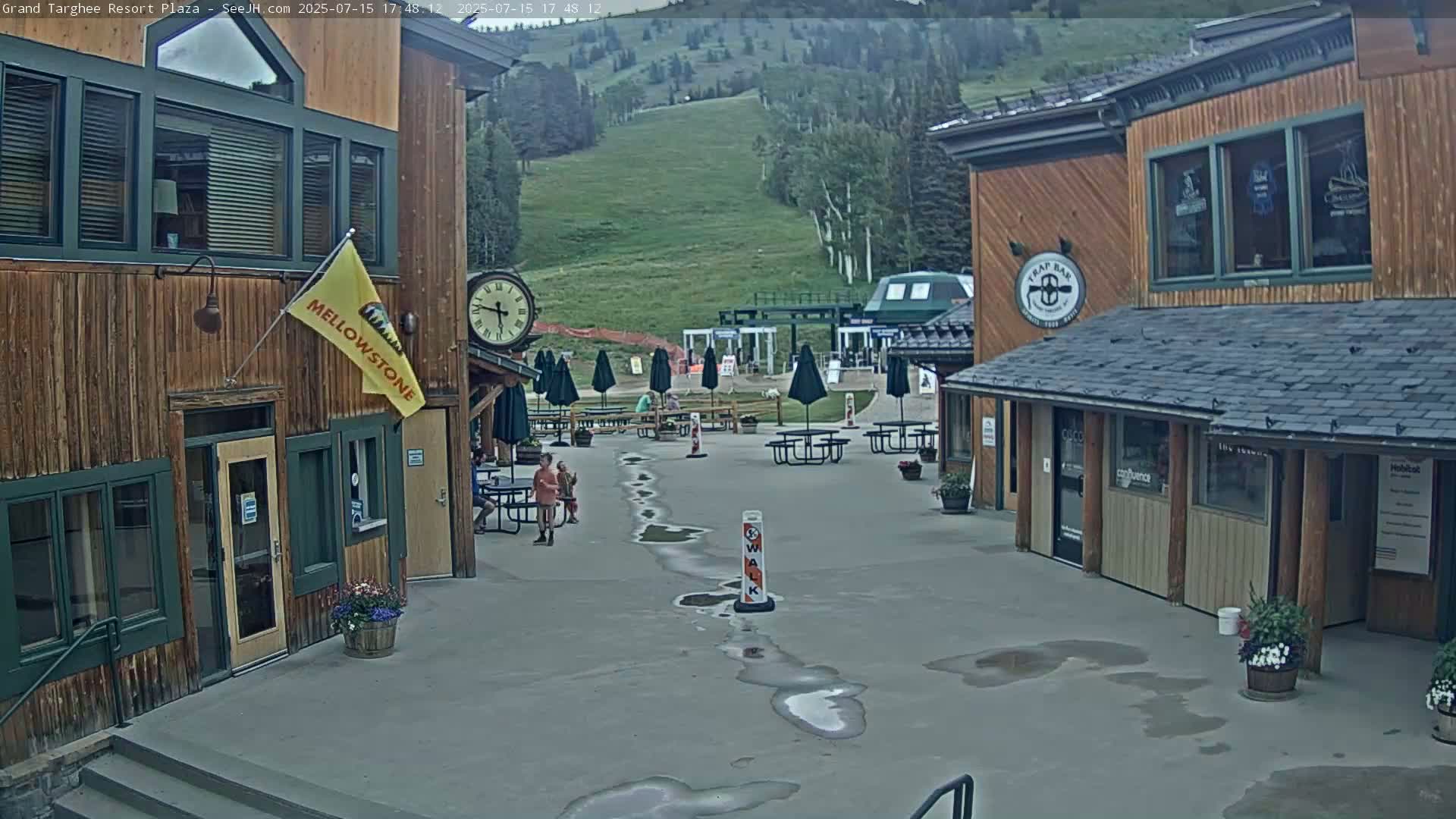 Alta, Freds Mountain Grand Targhee Resort Plaza Live Cam  -Alta, Teton, Wyoming, USA
