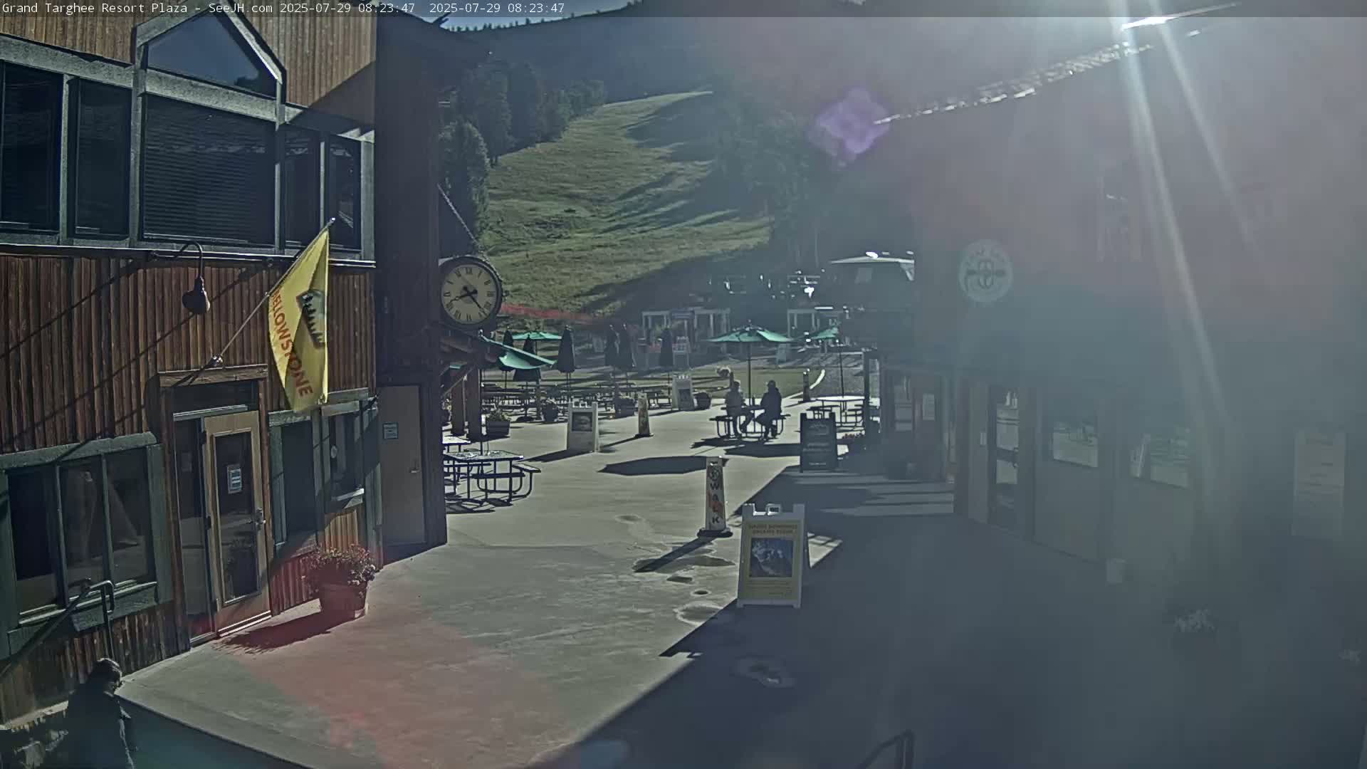 Alta, Freds Mountain Grand Targhee Resort Plaza Live Cam  -Alta, Teton, Wyoming, USA
