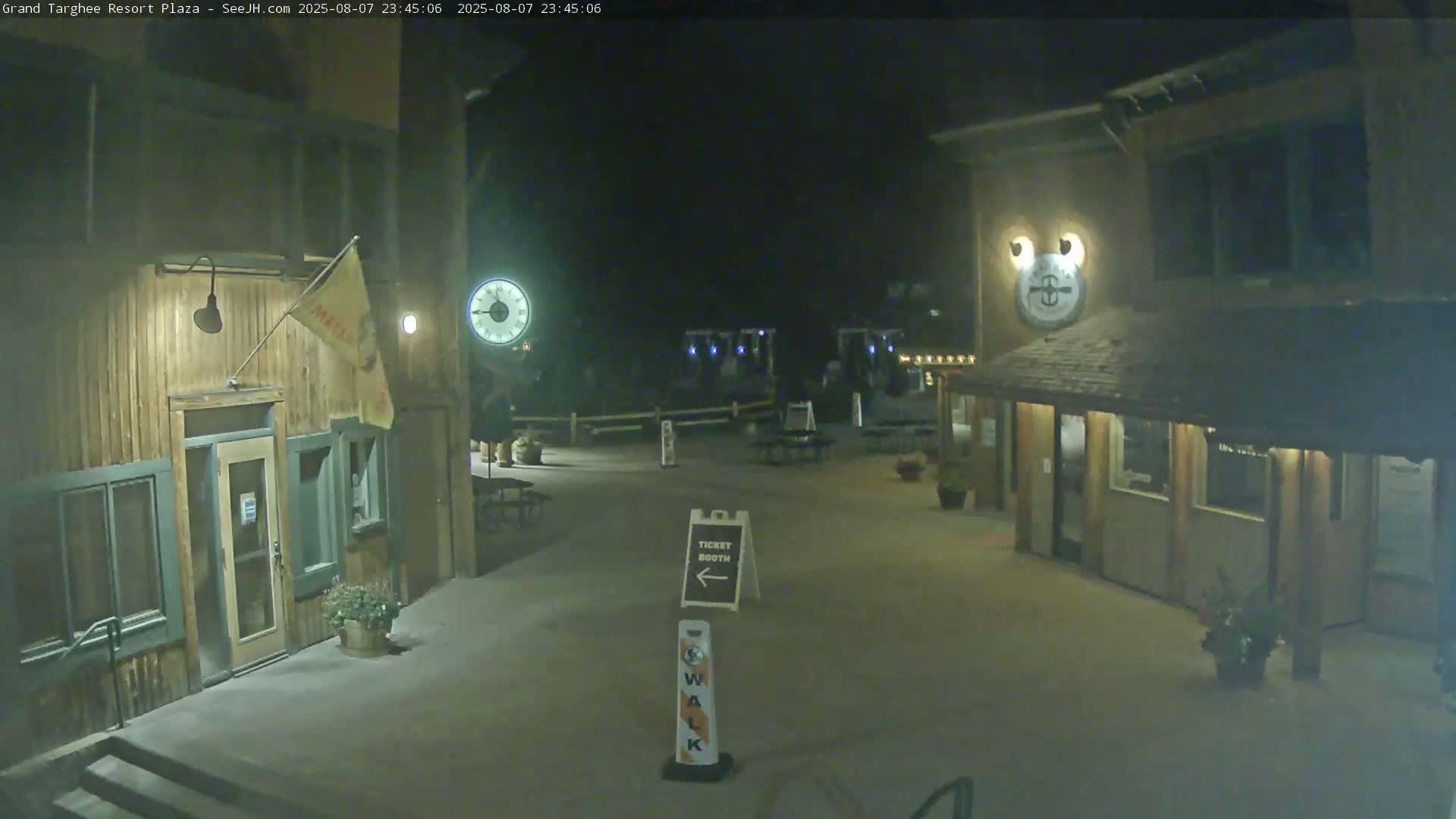 Alta, Freds Mountain Grand Targhee Resort Plaza Live Cam  -Alta, Teton, Wyoming, USA