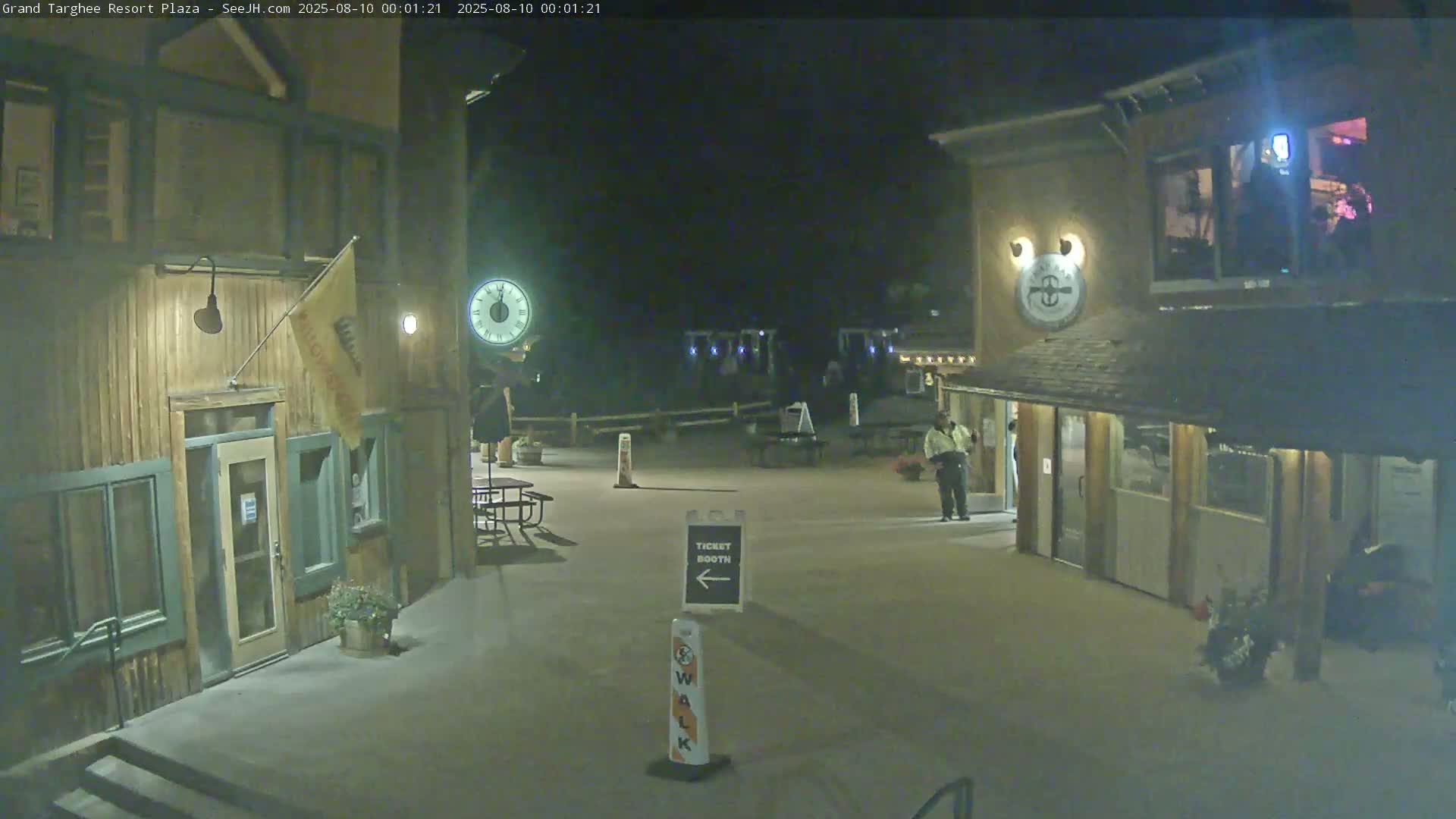 Alta, Freds Mountain Grand Targhee Resort Plaza Live Cam  -Alta, Teton, Wyoming, USA