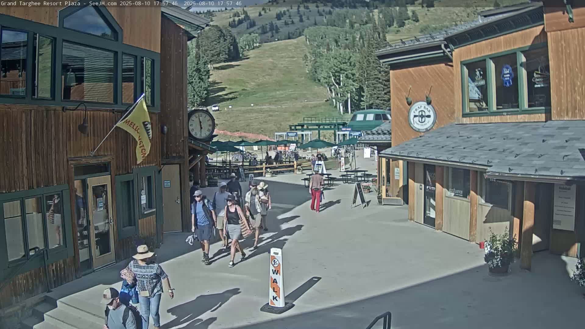 Alta, Freds Mountain Grand Targhee Resort Plaza Live Cam  -Alta, Teton, Wyoming, USA