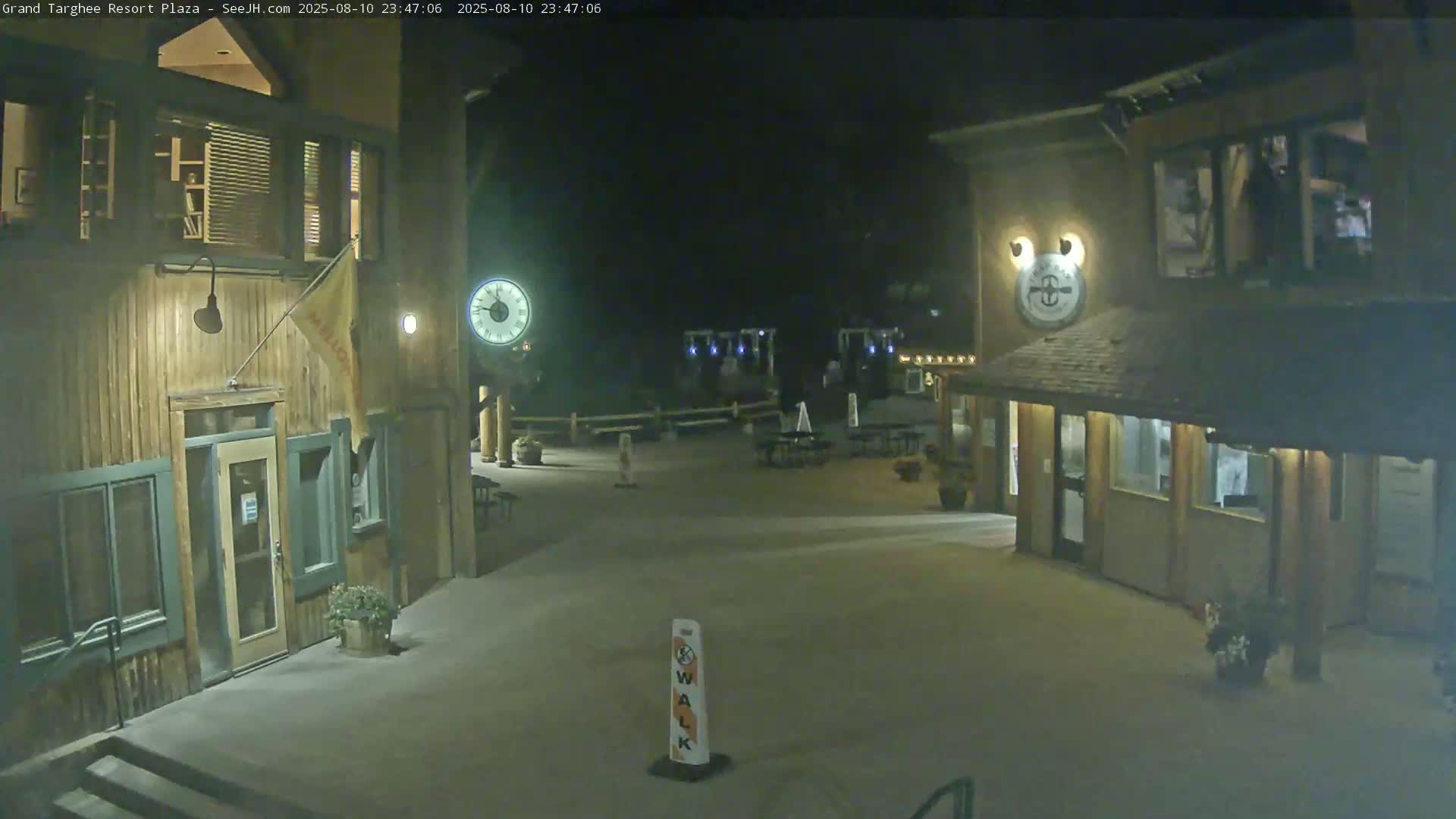 Alta, Freds Mountain Grand Targhee Resort Plaza Live Cam  -Alta, Teton, Wyoming, USA