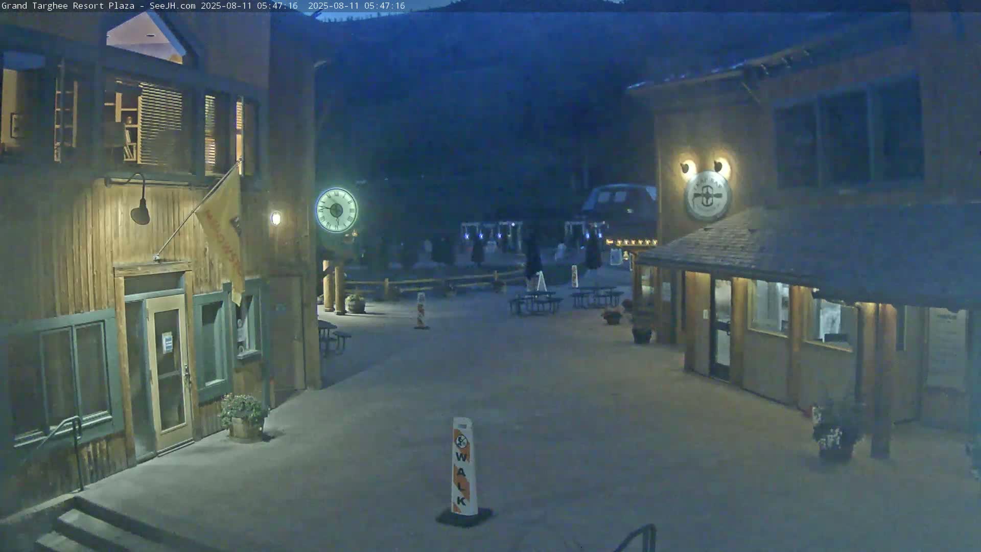 Alta, Freds Mountain Grand Targhee Resort Plaza Live Cam  -Alta, Teton, Wyoming, USA