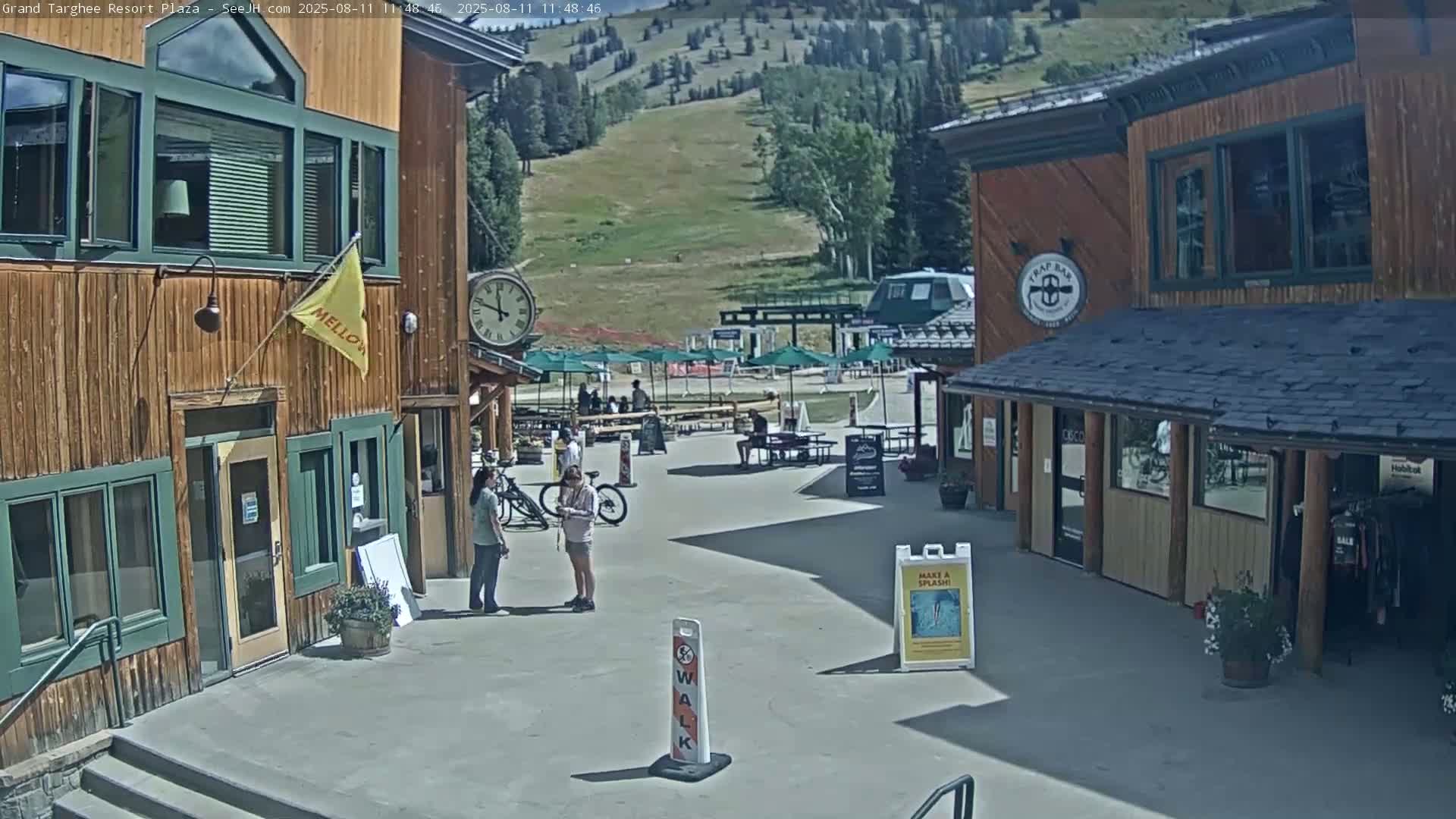 Alta, Freds Mountain Grand Targhee Resort Plaza Live Cam  -Alta, Teton, Wyoming, USA