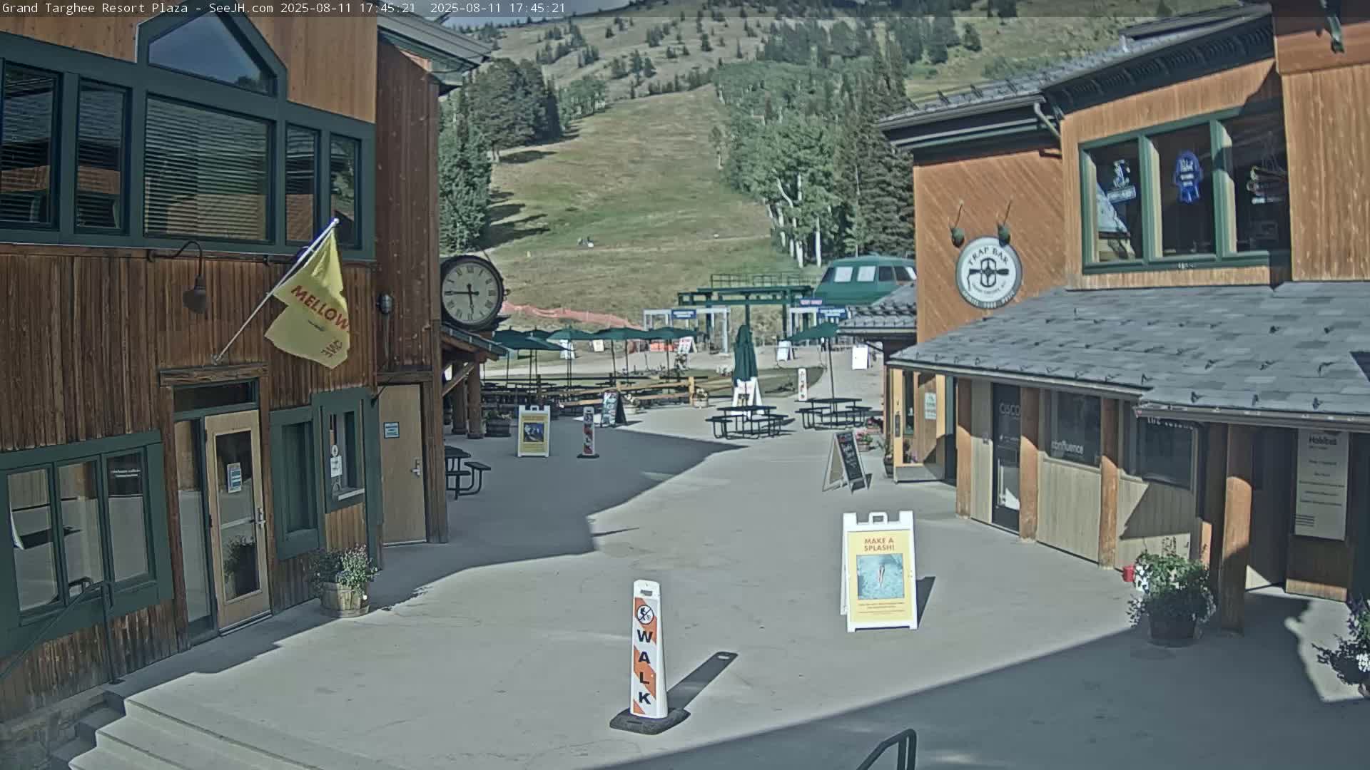 Alta, Freds Mountain Grand Targhee Resort Plaza Live Cam  -Alta, Teton, Wyoming, USA