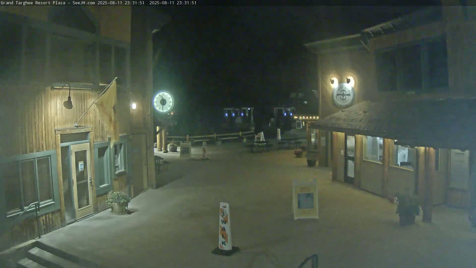 Alta, Freds Mountain Grand Targhee Resort Plaza Live Cam  -Alta, Teton, Wyoming, USA