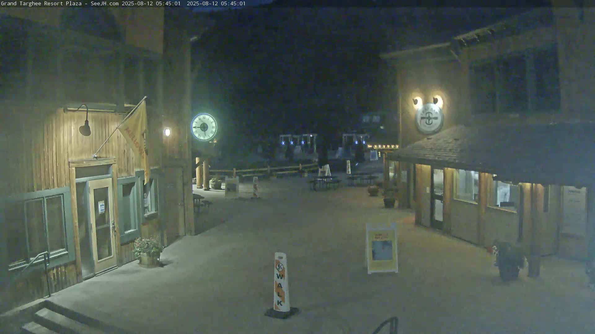 Alta, Freds Mountain Grand Targhee Resort Plaza Live Cam  -Alta, Teton, Wyoming, USA
