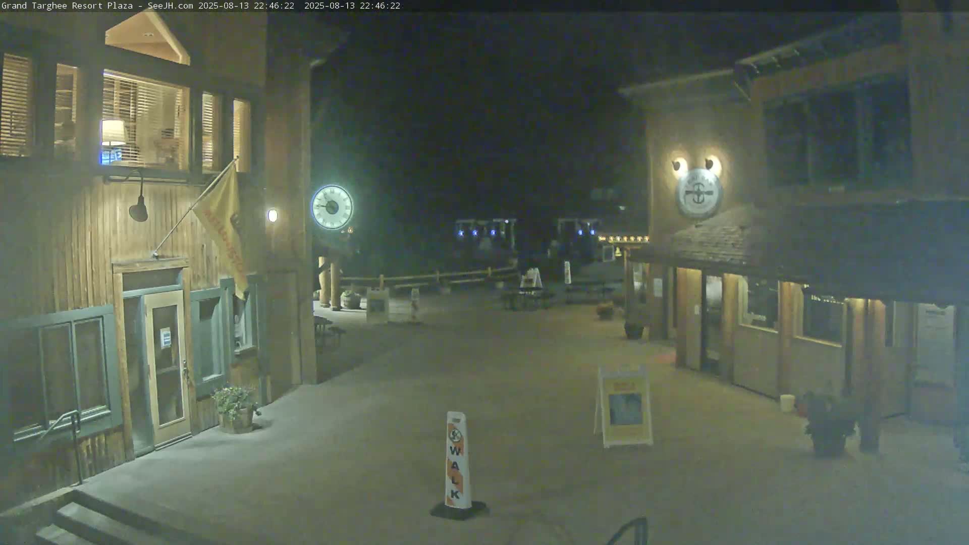 Alta, Freds Mountain Grand Targhee Resort Plaza Live Cam  -Alta, Teton, Wyoming, USA