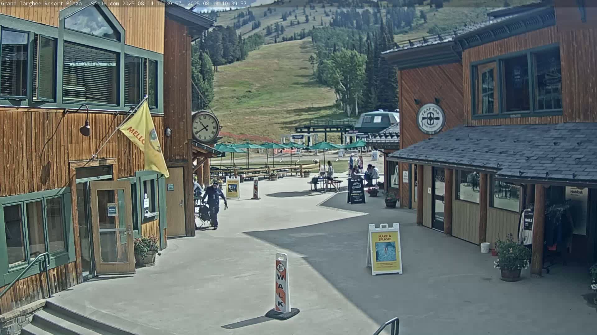 Alta, Freds Mountain Grand Targhee Resort Plaza Live Cam  -Alta, Teton, Wyoming, USA