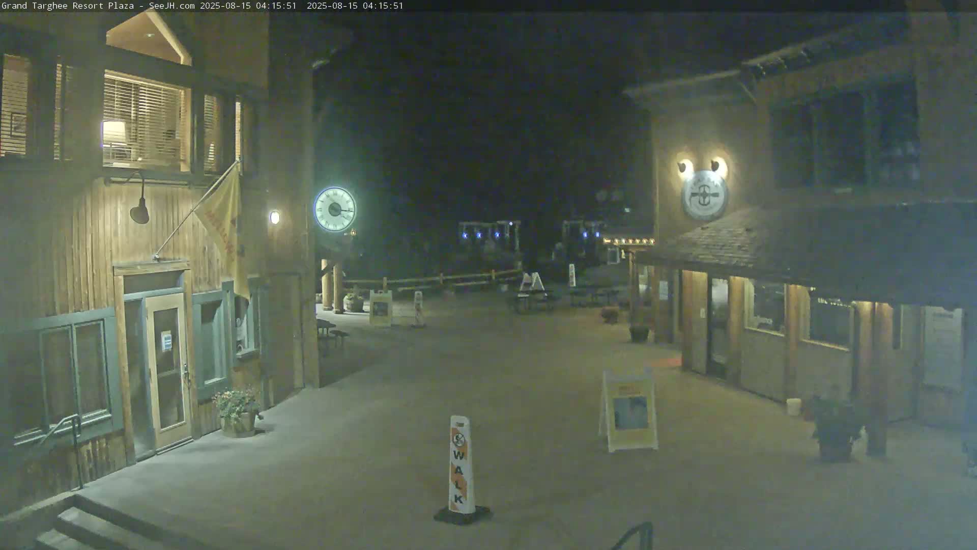 Alta, Freds Mountain Grand Targhee Resort Plaza Live Cam  -Alta, Teton, Wyoming, USA