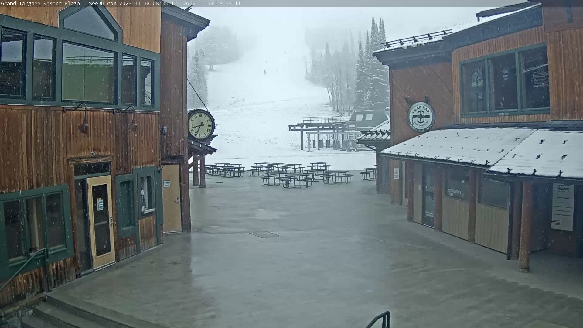 Alta, Freds Mountain Grand Targhee Resort Plaza Live Cam  -Alta, Teton, Wyoming, USA