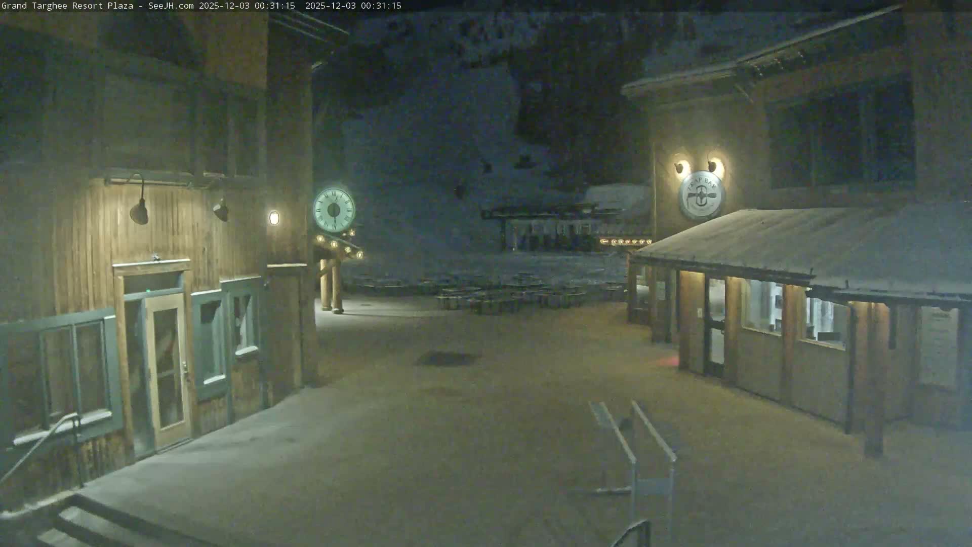 Alta, Freds Mountain Grand Targhee Resort Plaza Live Cam  -Alta, Teton, Wyoming, USA