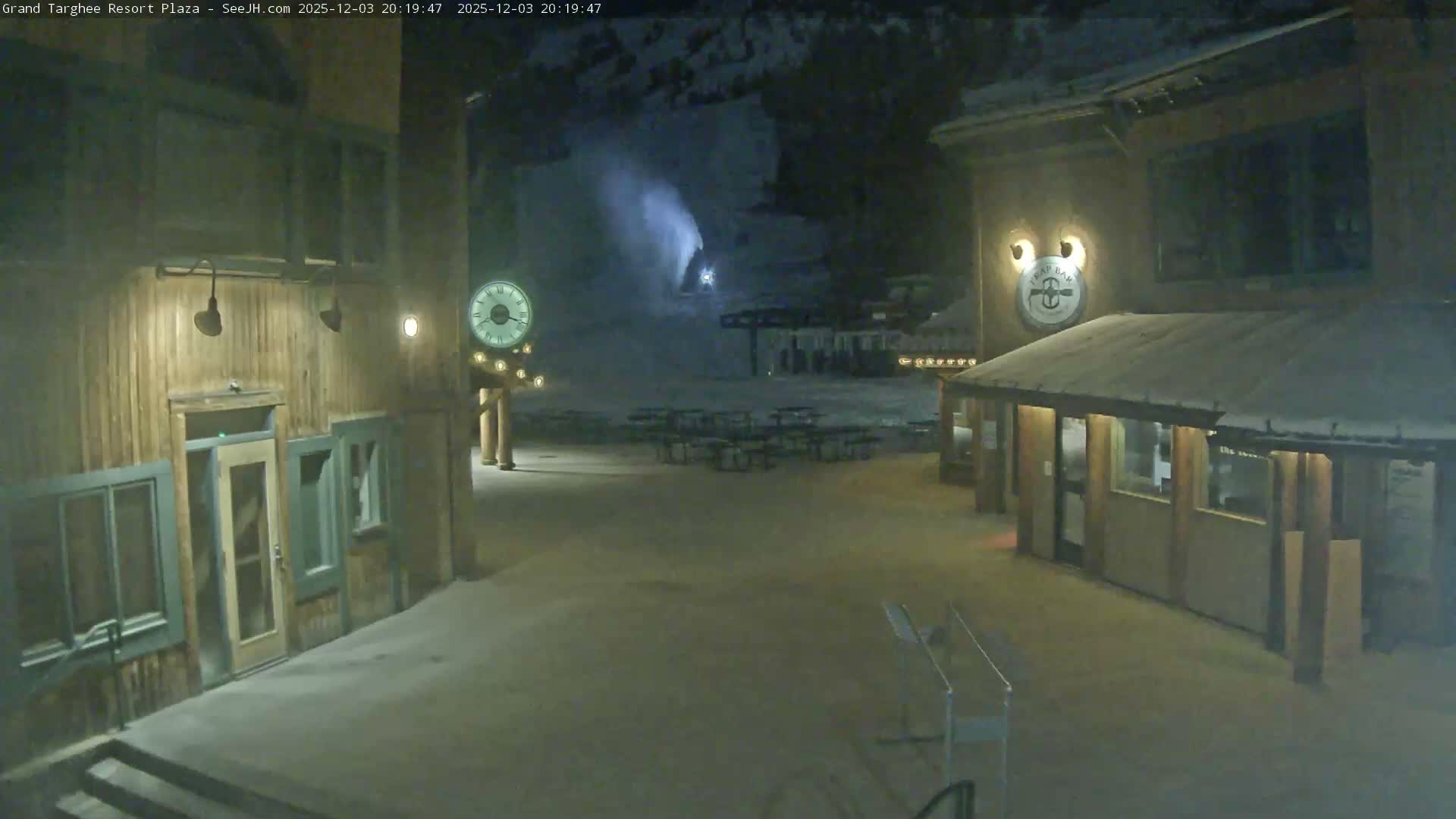 Alta, Freds Mountain Grand Targhee Resort Plaza Live Cam  -Alta, Teton, Wyoming, USA