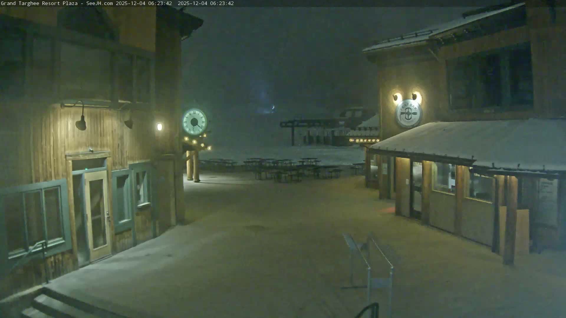 Alta, Freds Mountain Grand Targhee Resort Plaza Live Cam  -Alta, Teton, Wyoming, USA