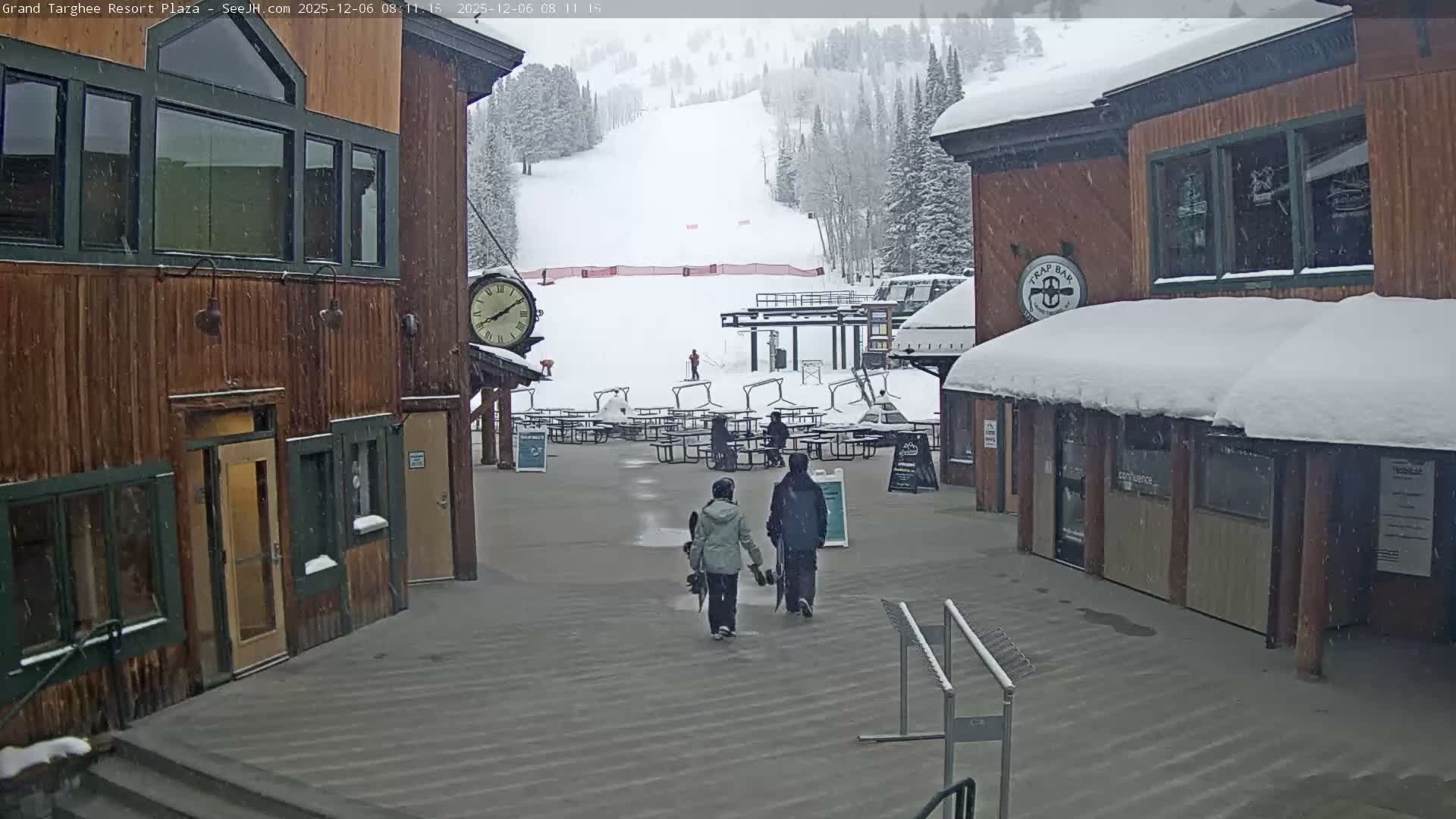 Alta, Freds Mountain Grand Targhee Resort Plaza Live Cam  -Alta, Teton, Wyoming, USA