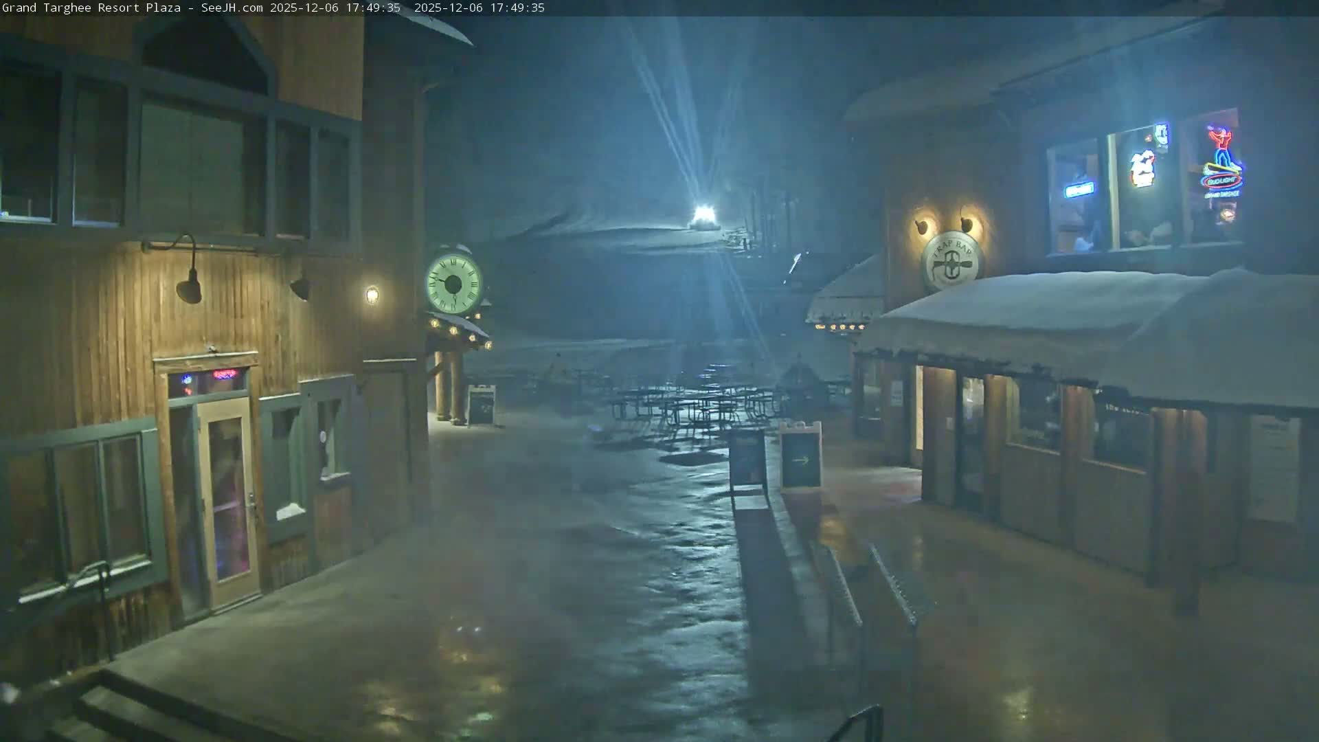 Alta, Freds Mountain Grand Targhee Resort Plaza Live Cam  -Alta, Teton, Wyoming, USA