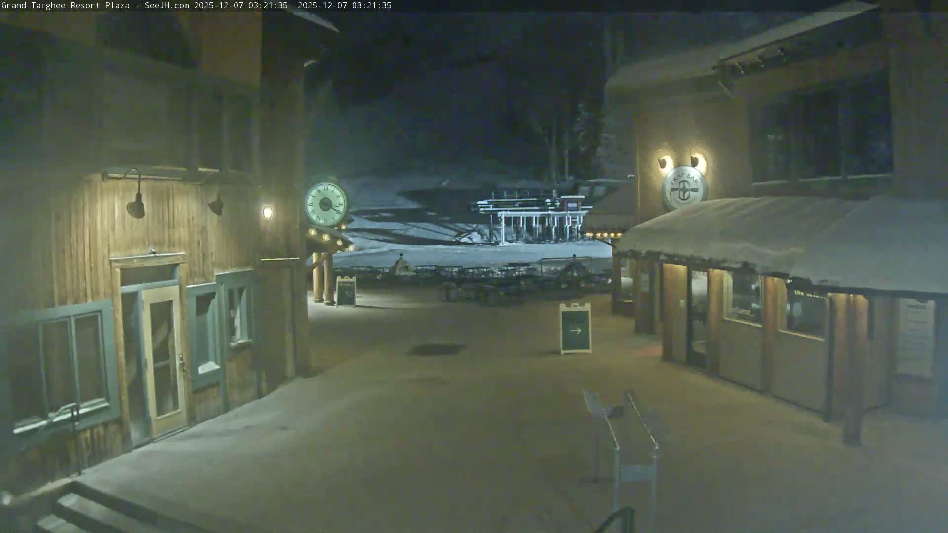 Alta, Freds Mountain Grand Targhee Resort Plaza Live Cam  -Alta, Teton, Wyoming, USA