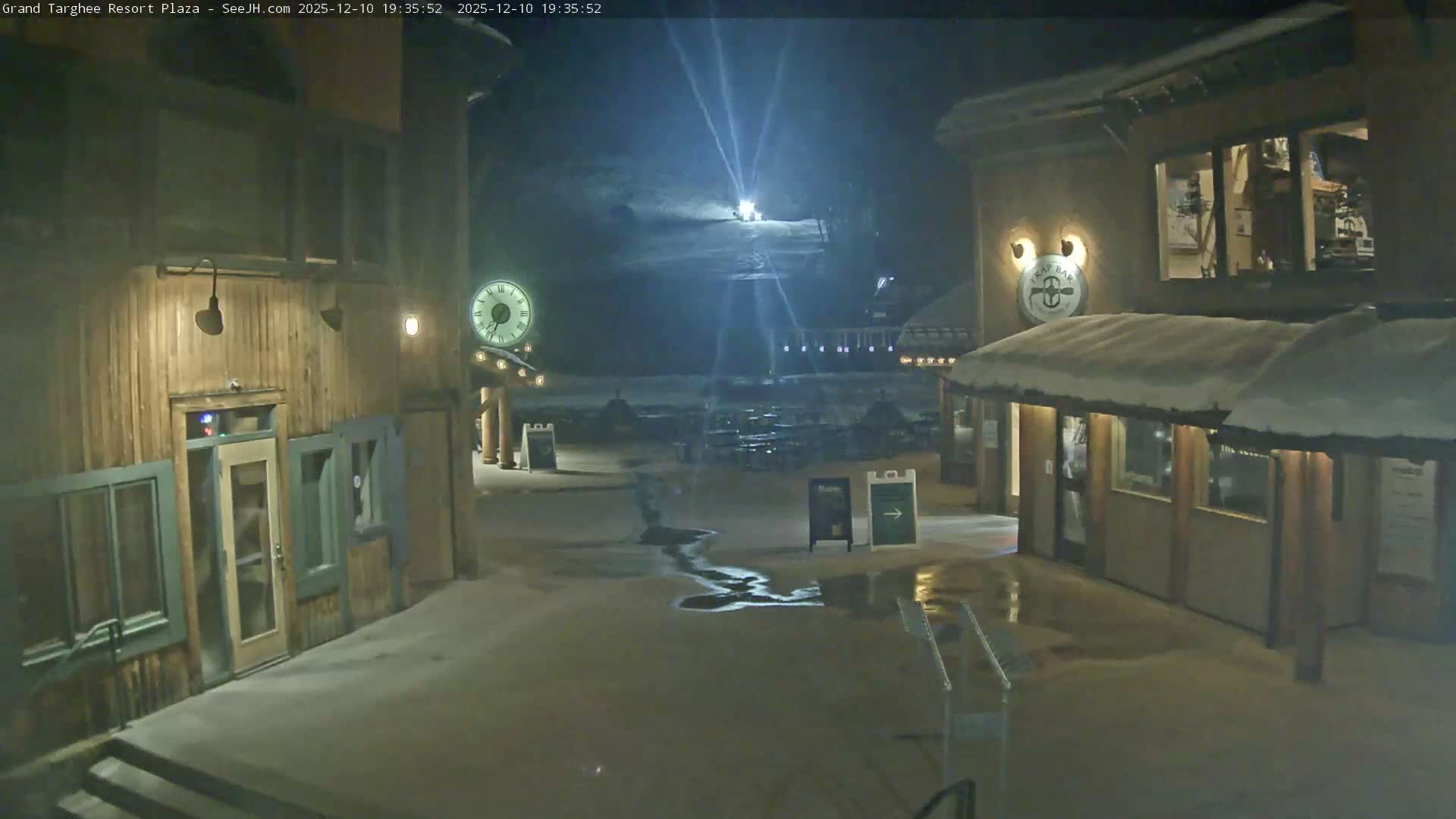 Alta, Freds Mountain Grand Targhee Resort Plaza Live Cam  -Alta, Teton, Wyoming, USA
