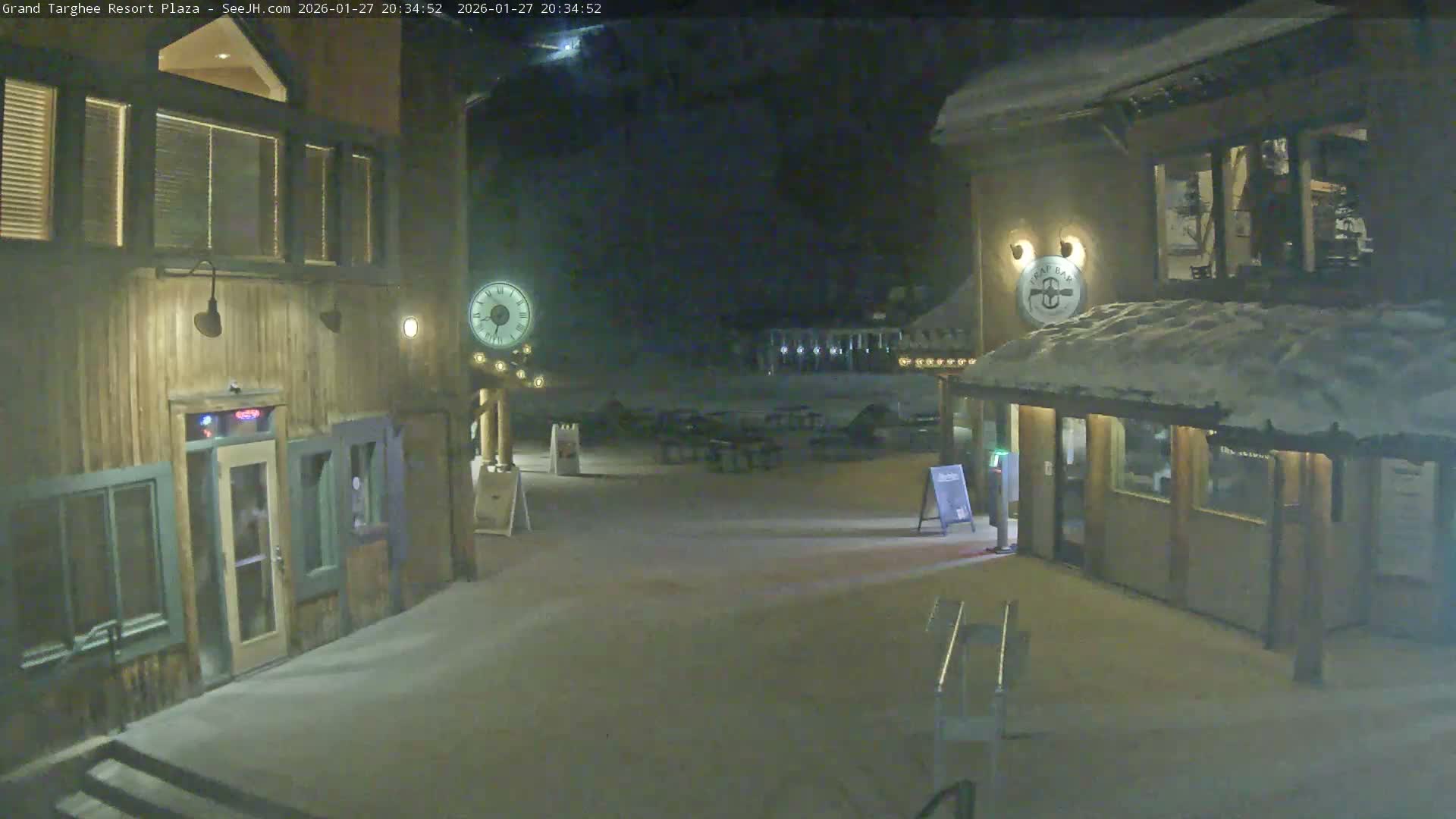 Alta, Freds Mountain Grand Targhee Resort Plaza Live Cam  -Alta, Teton, Wyoming, USA