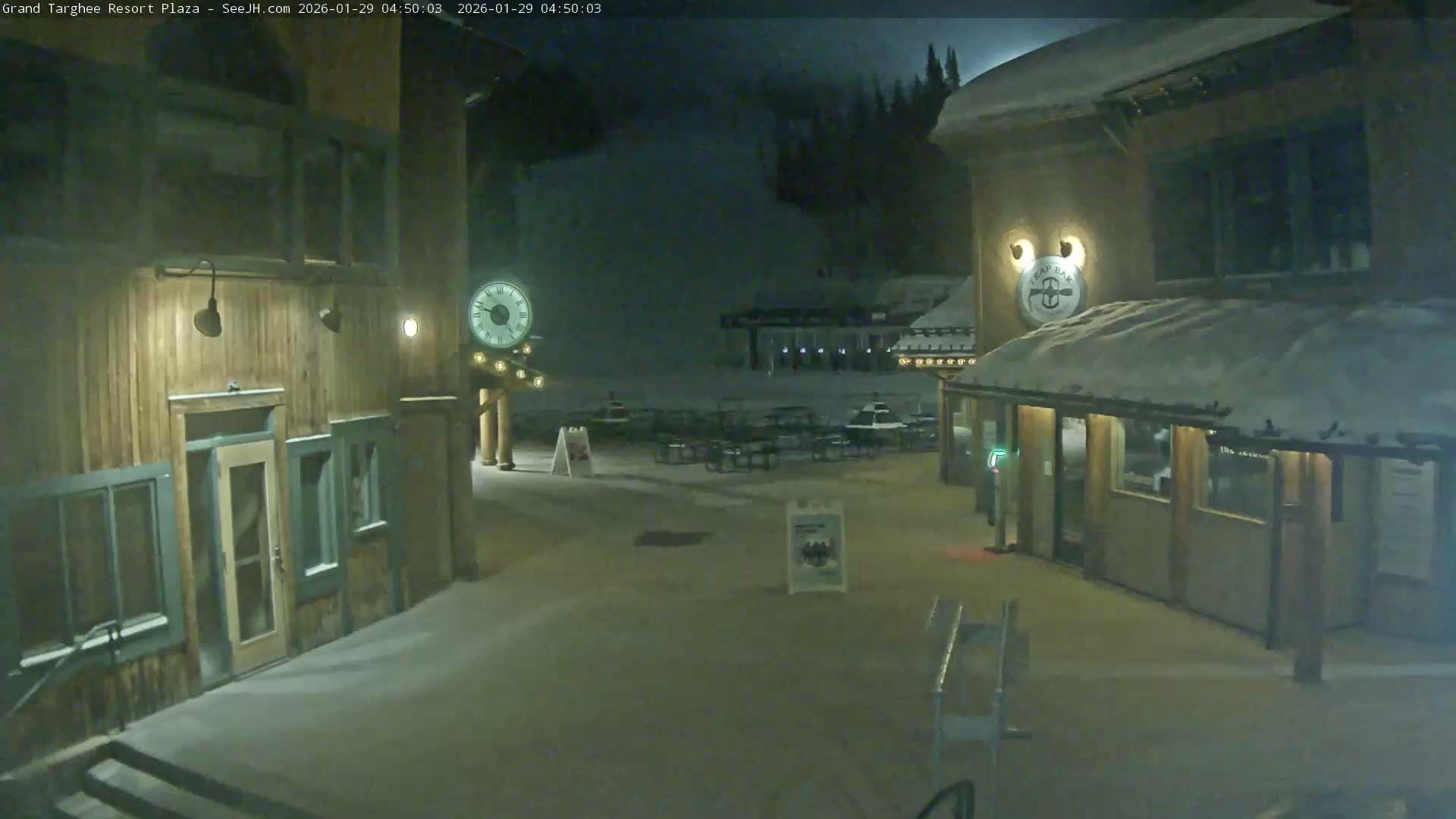 Alta, Freds Mountain Grand Targhee Resort Plaza Live Cam  -Alta, Teton, Wyoming, USA