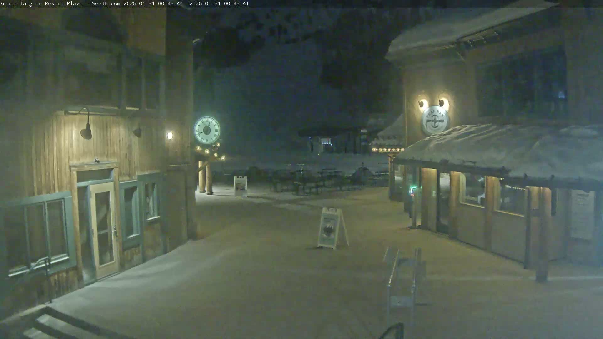 Alta, Freds Mountain Grand Targhee Resort Plaza Live Cam  -Alta, Teton, Wyoming, USA
