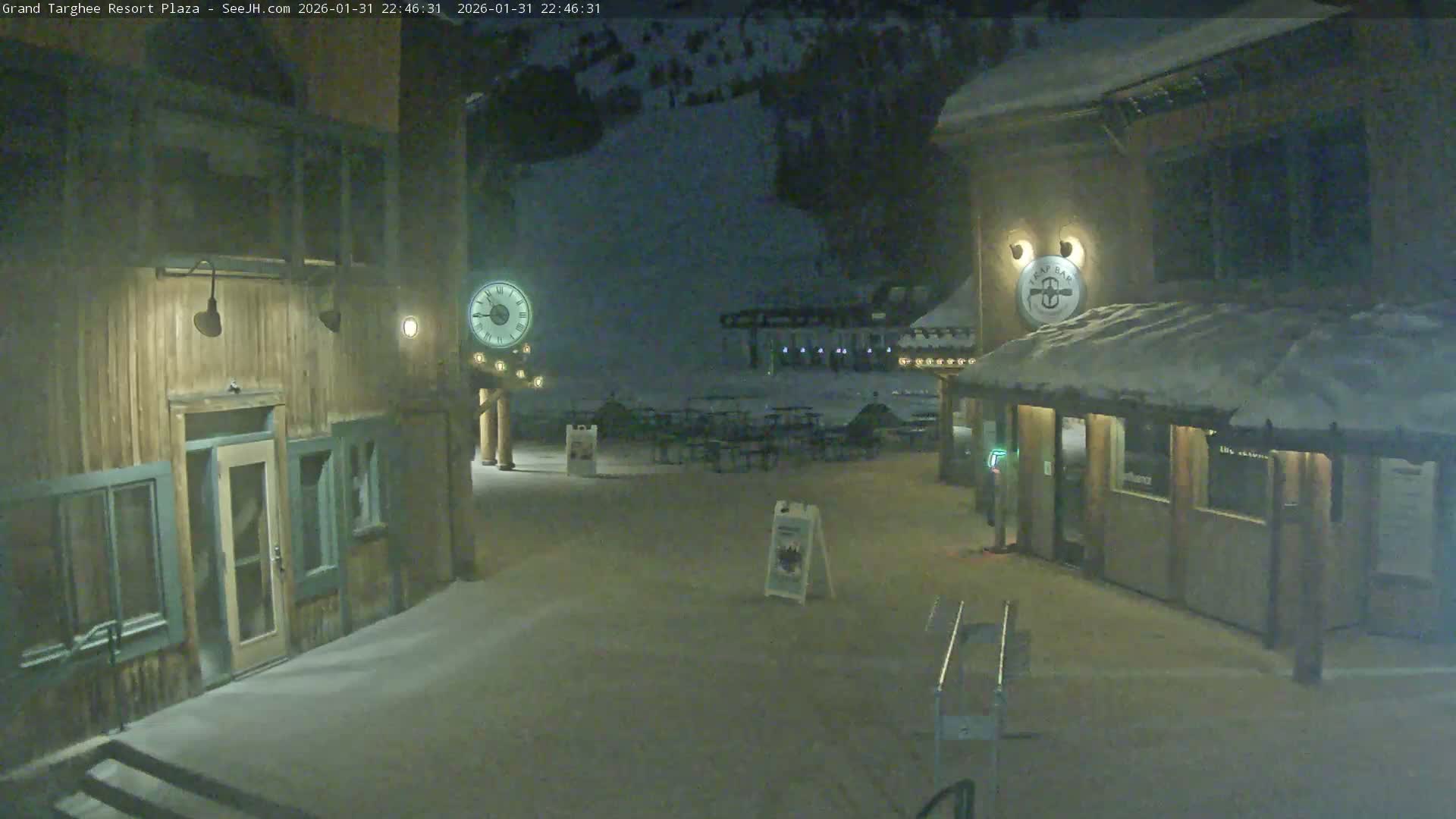 Alta, Freds Mountain Grand Targhee Resort Plaza Live Cam  -Alta, Teton, Wyoming, USA