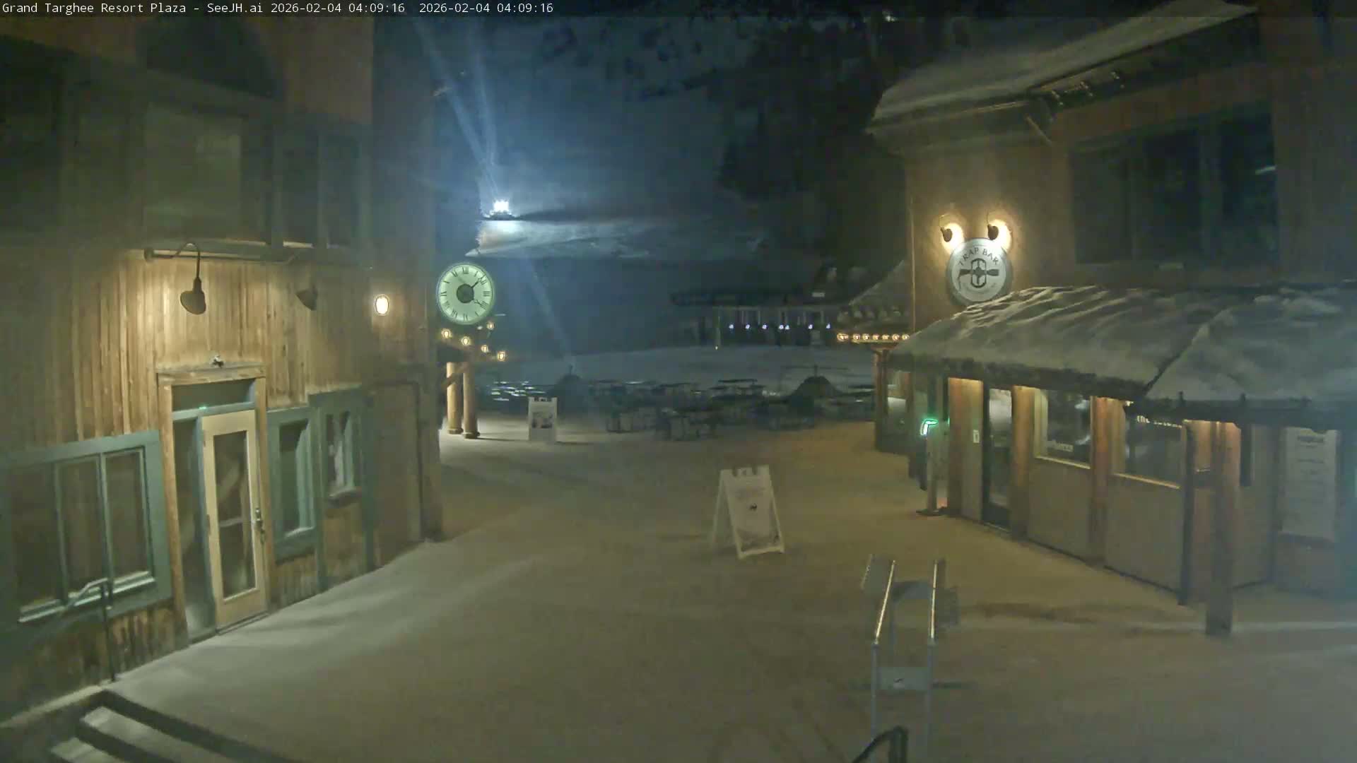 Alta, Freds Mountain Grand Targhee Resort Plaza Live Cam  -Alta, Teton, Wyoming, USA