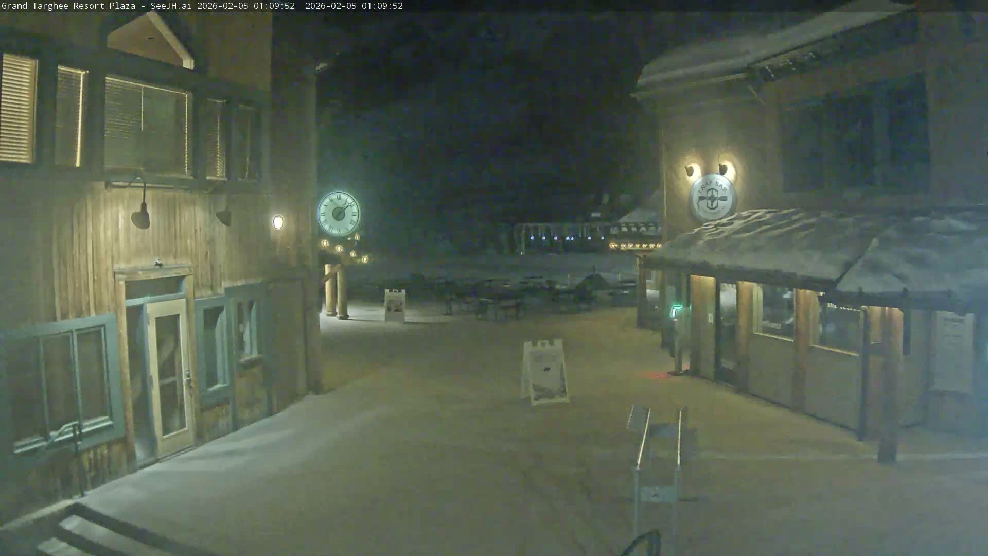 Alta, Freds Mountain Grand Targhee Resort Plaza Live Cam  -Alta, Teton, Wyoming, USA