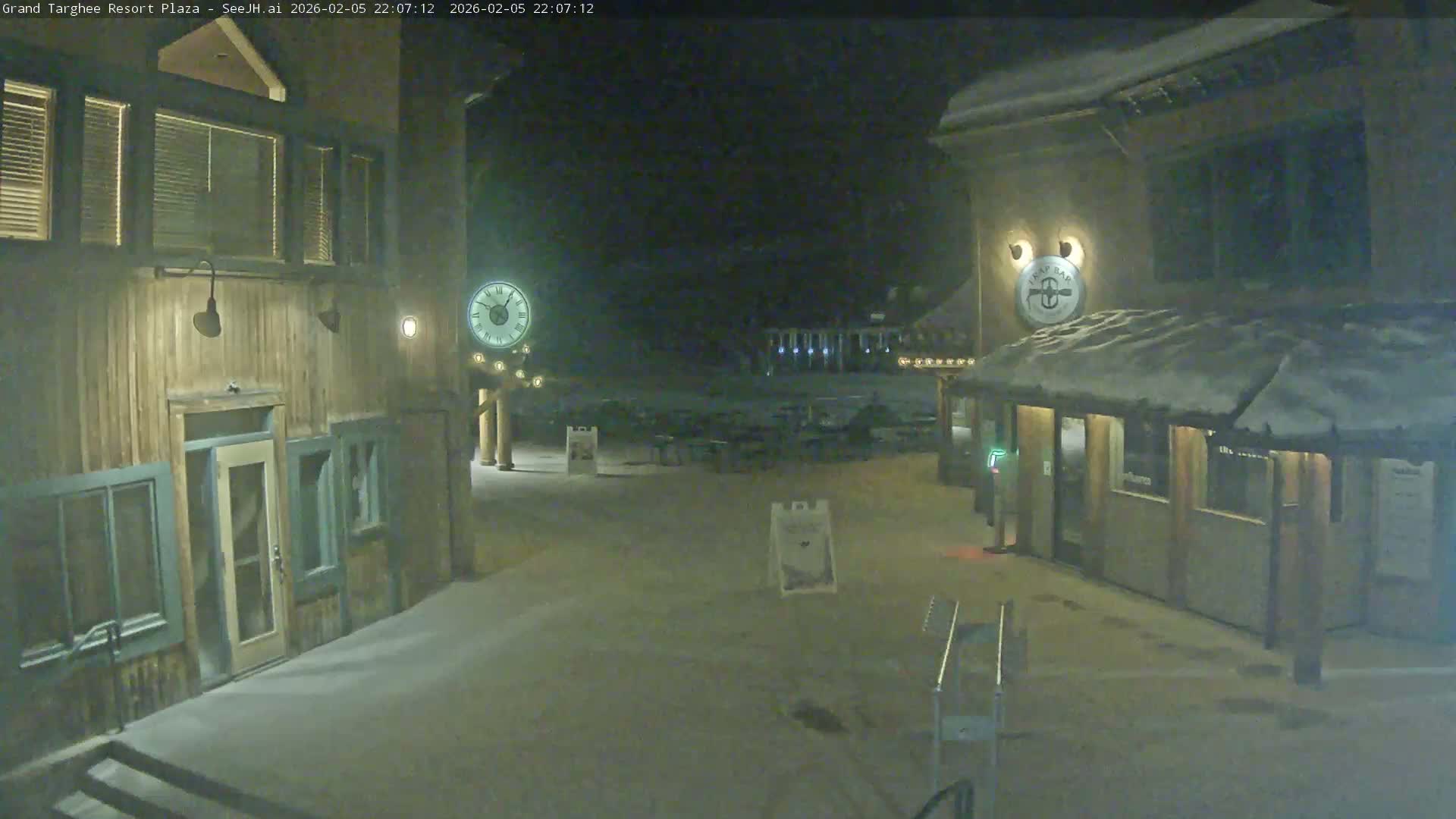 Alta, Freds Mountain Grand Targhee Resort Plaza Live Cam  -Alta, Teton, Wyoming, USA