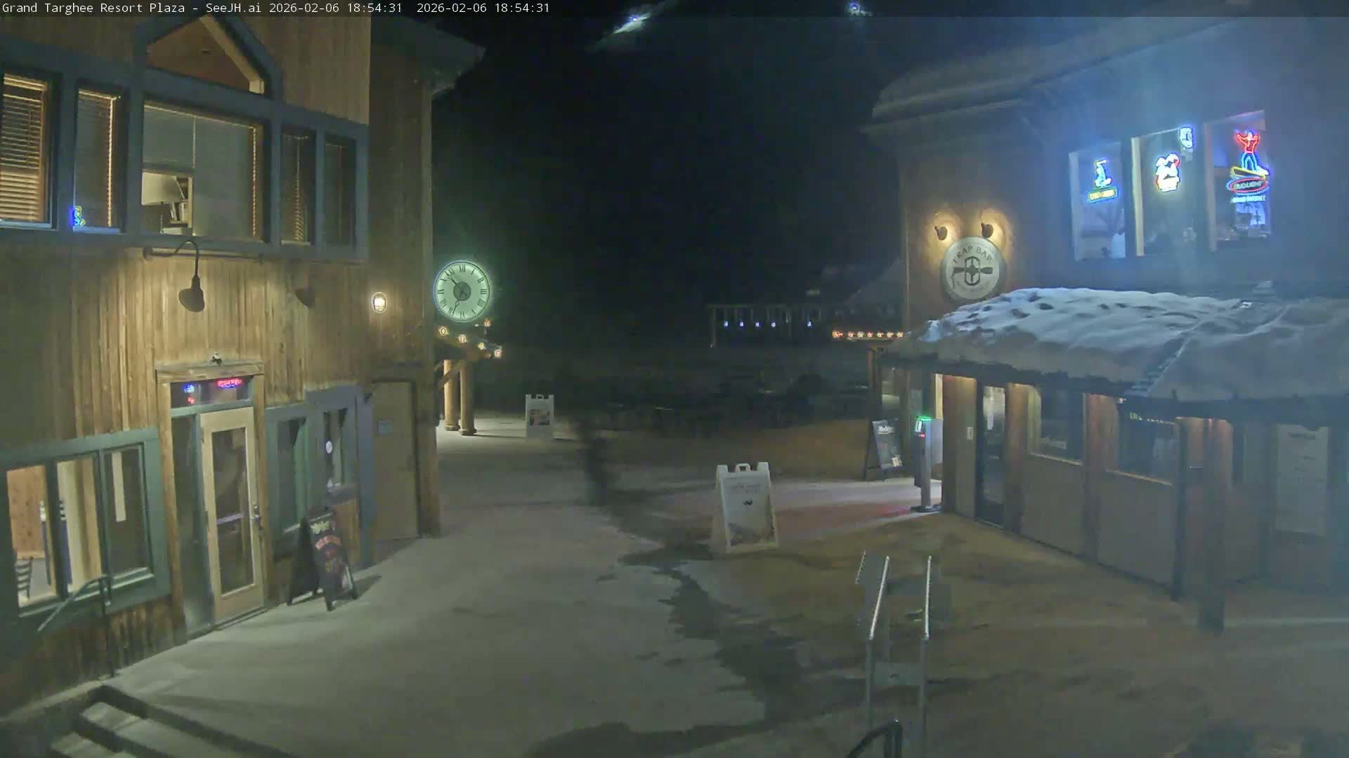 Alta, Freds Mountain Grand Targhee Resort Plaza Live Cam  -Alta, Teton, Wyoming, USA