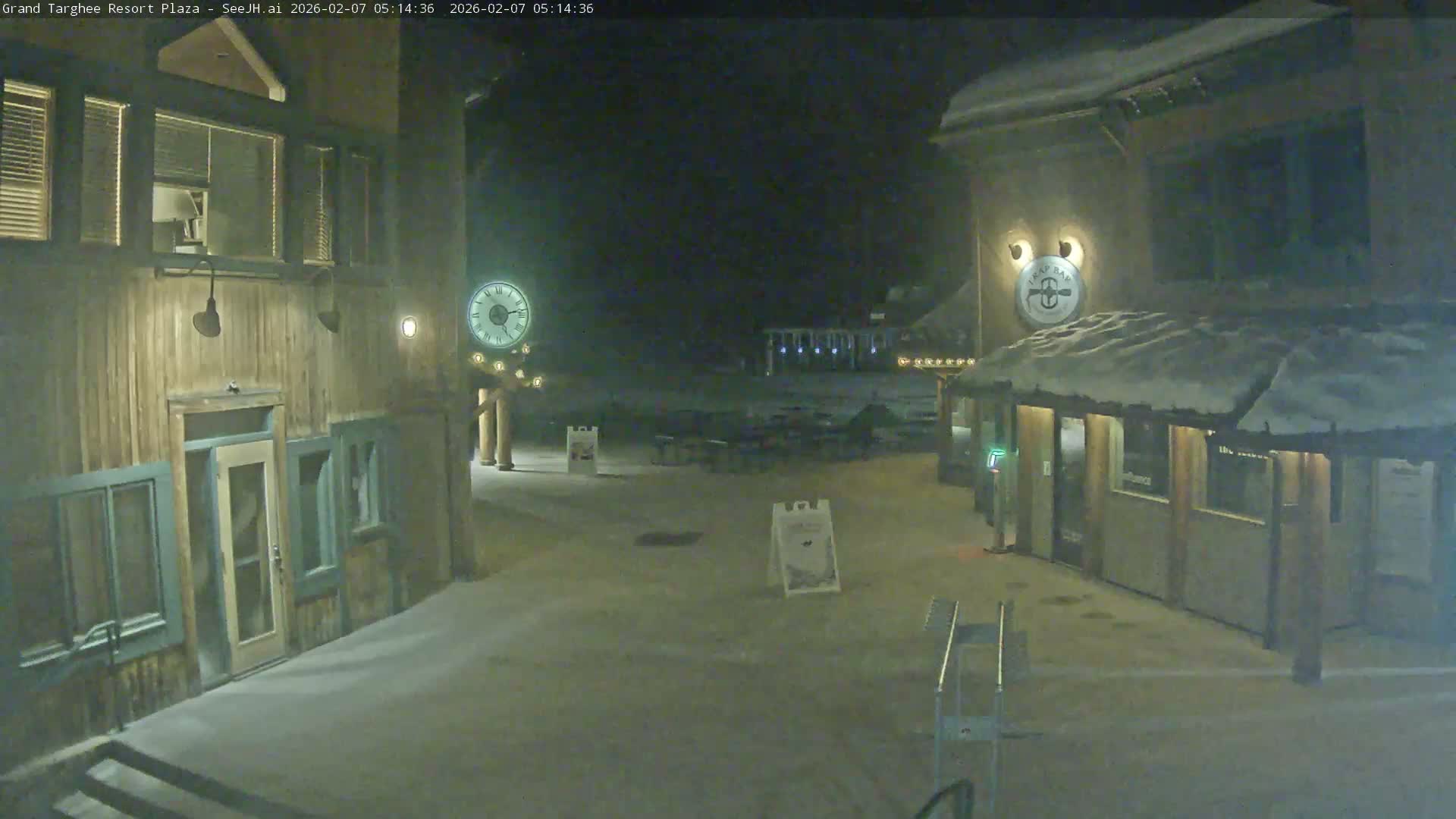 Alta, Freds Mountain Grand Targhee Resort Plaza Live Cam  -Alta, Teton, Wyoming, USA