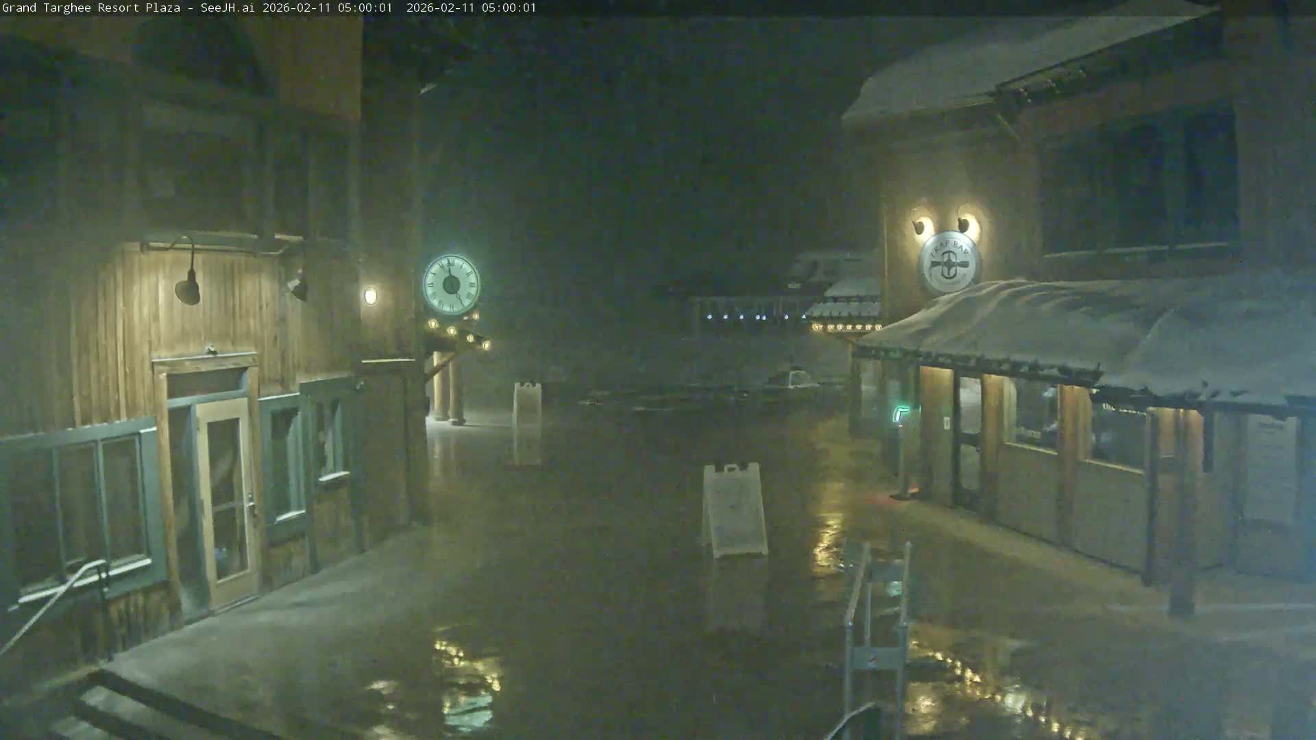 Alta, Freds Mountain Grand Targhee Resort Plaza Live Cam  -Alta, Teton, Wyoming, USA