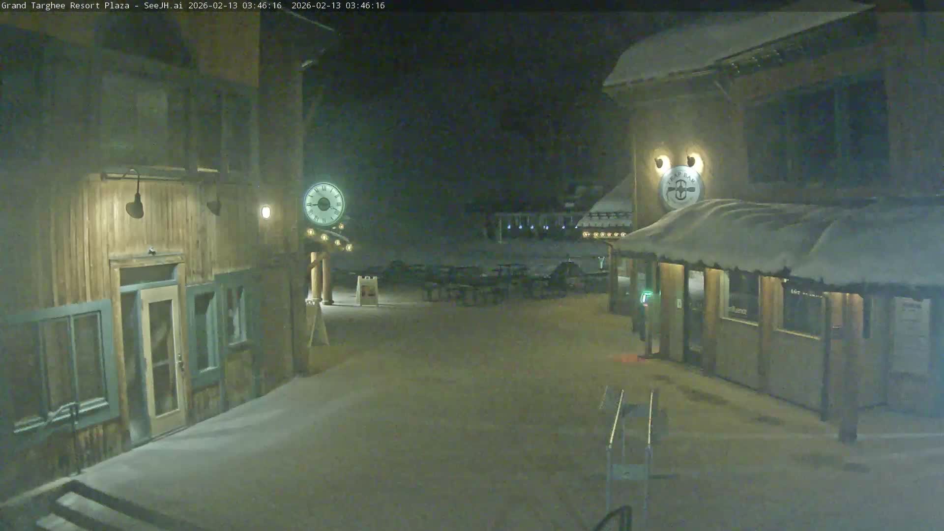Alta, Freds Mountain Grand Targhee Resort Plaza Live Cam  -Alta, Teton, Wyoming, USA