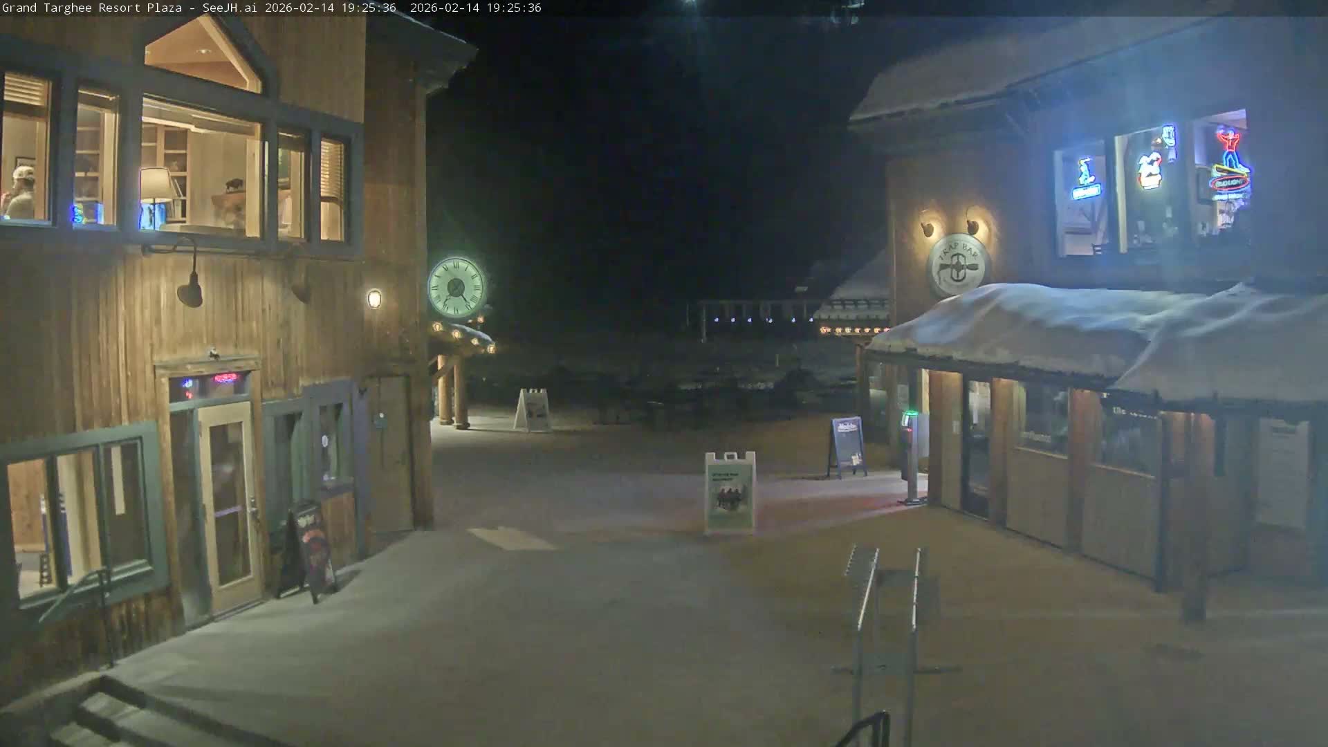 Alta, Freds Mountain Grand Targhee Resort Plaza Live Cam  -Alta, Teton, Wyoming, USA