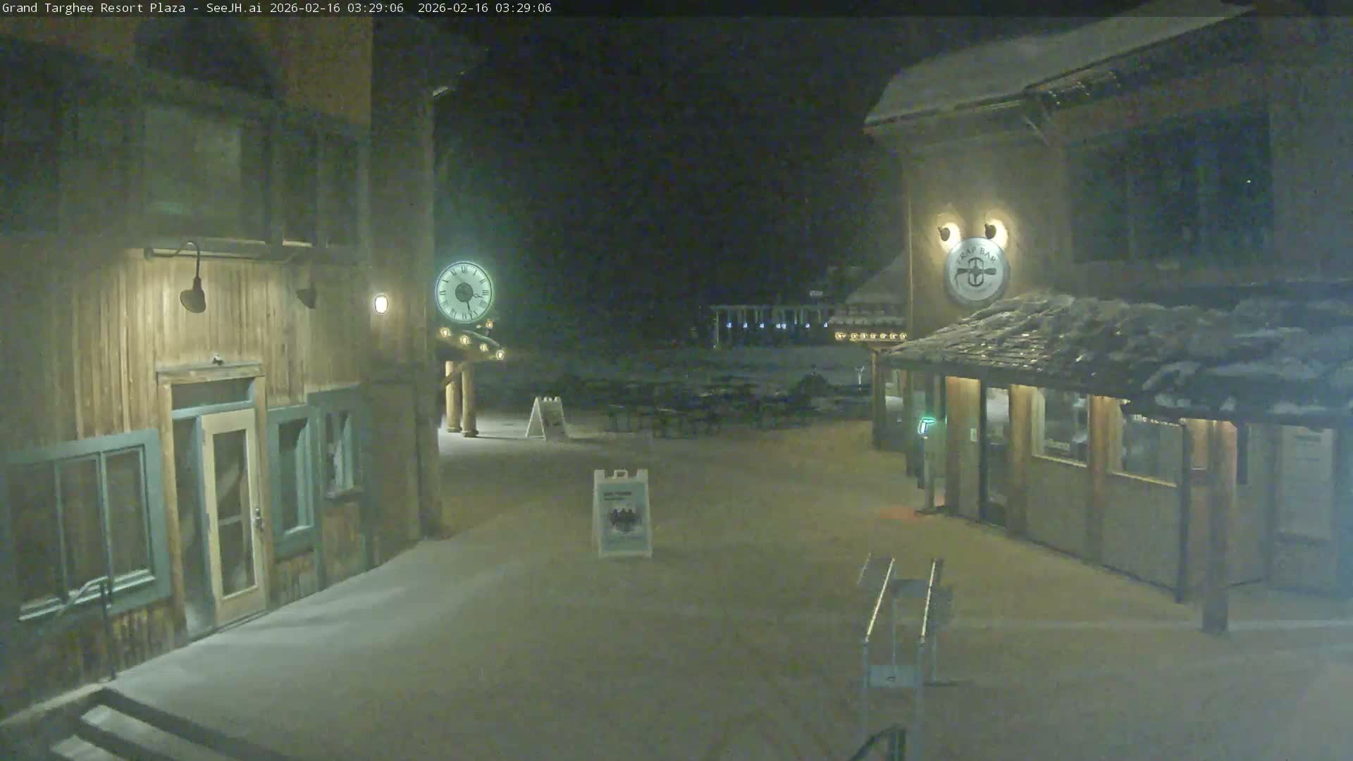 Alta, Freds Mountain Grand Targhee Resort Plaza Live Cam  -Alta, Teton, Wyoming, USA
