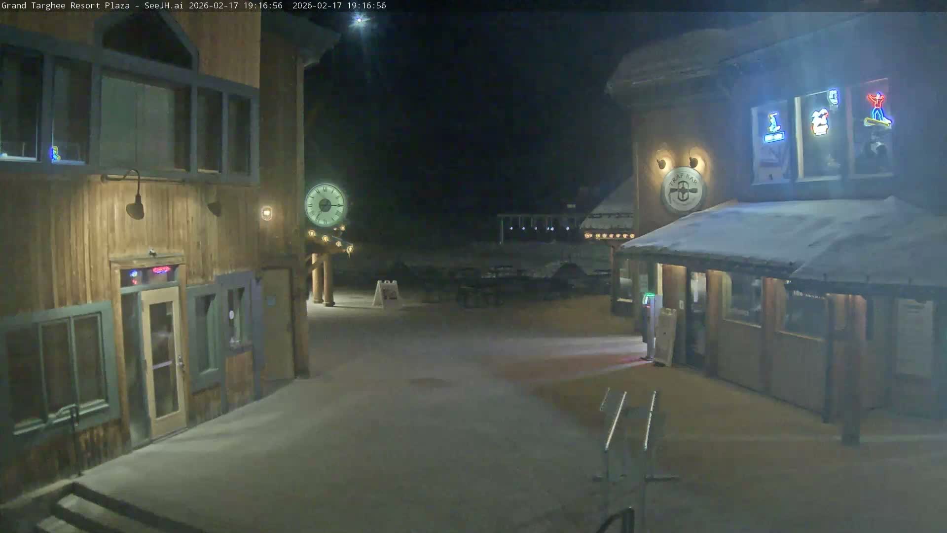 Alta, Freds Mountain Grand Targhee Resort Plaza Live Cam  -Alta, Teton, Wyoming, USA