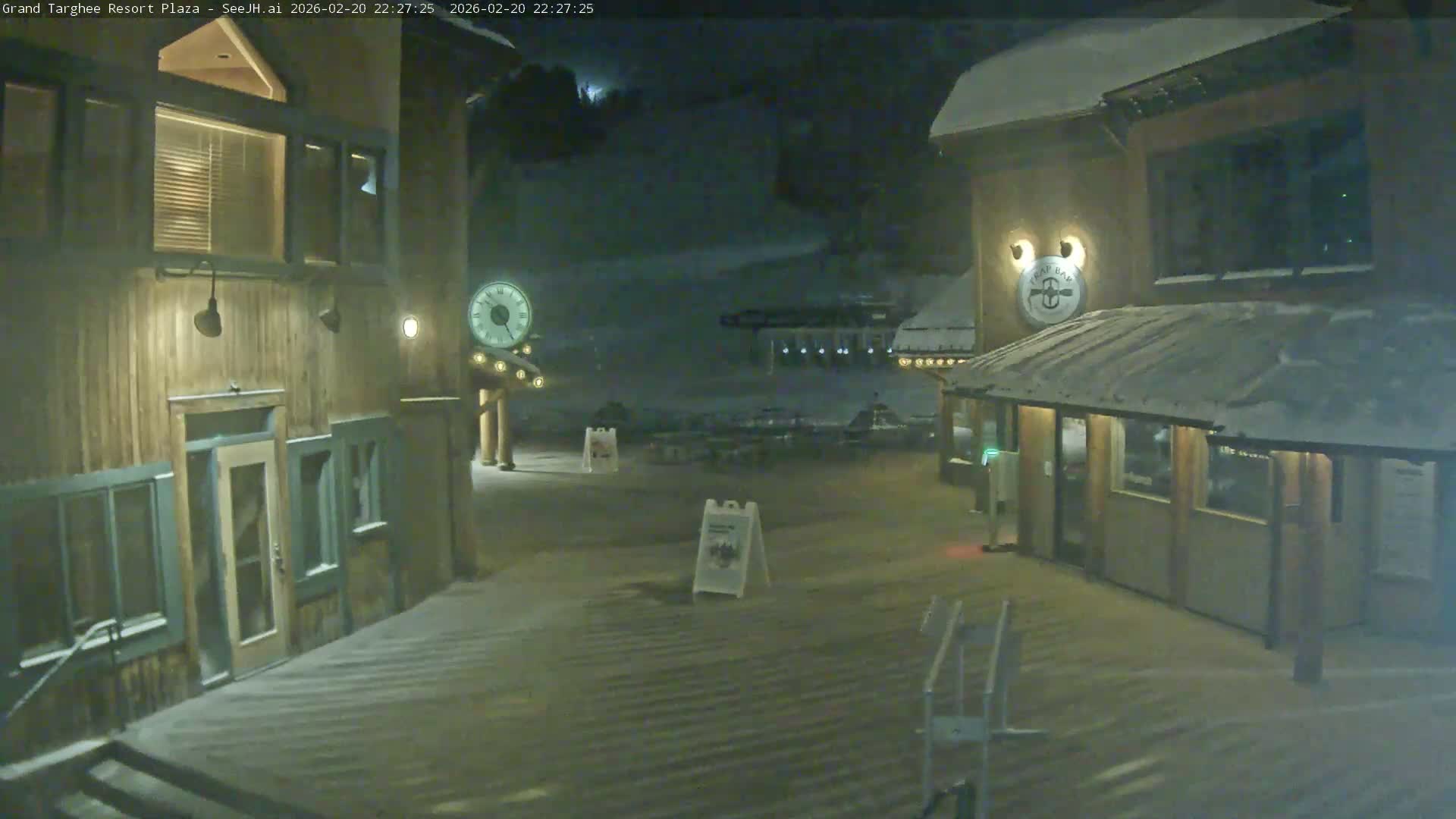 Alta, Freds Mountain Grand Targhee Resort Plaza Live Cam  -Alta, Teton, Wyoming, USA