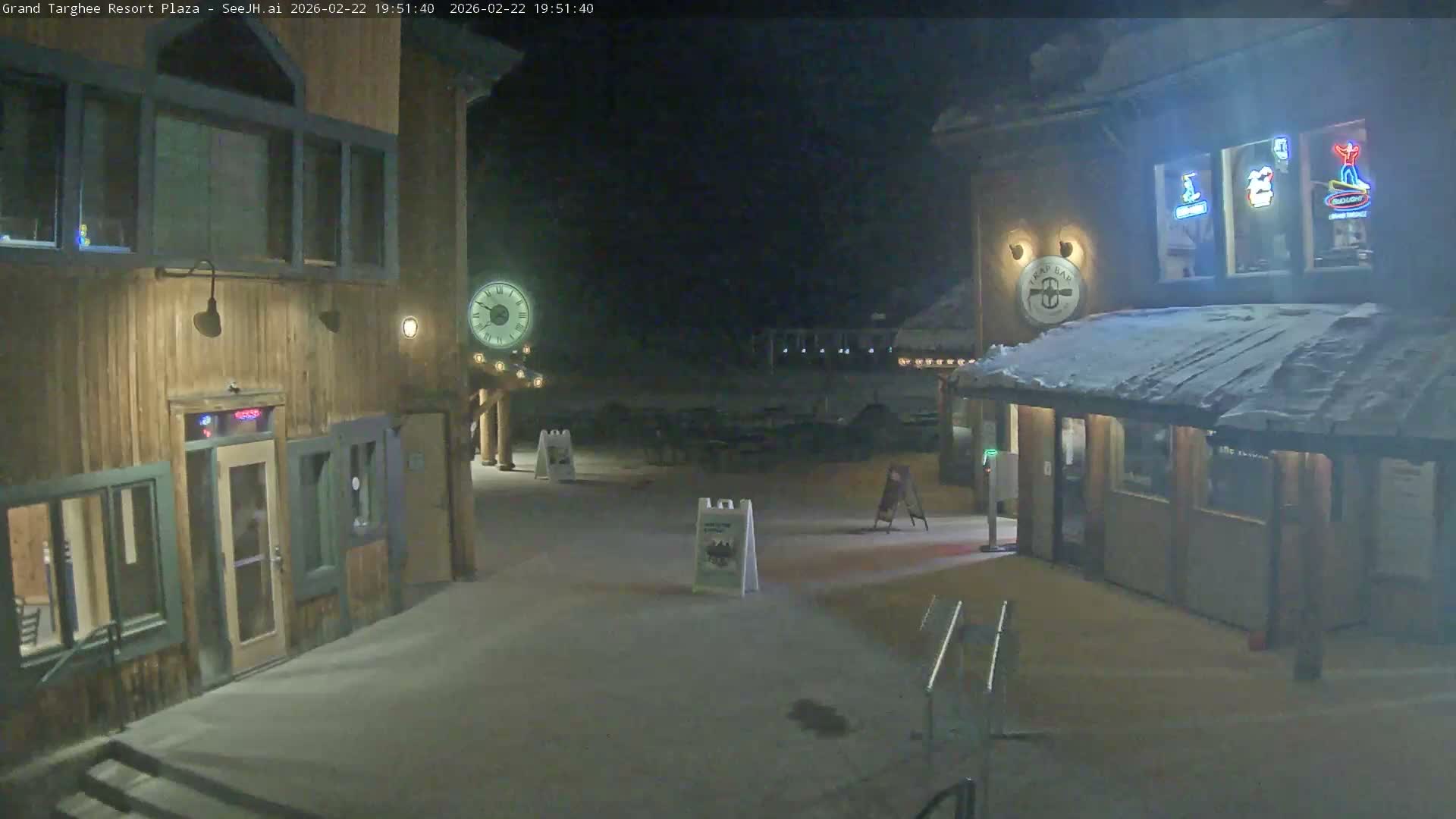 Alta, Freds Mountain Grand Targhee Resort Plaza Live Cam  -Alta, Teton, Wyoming, USA