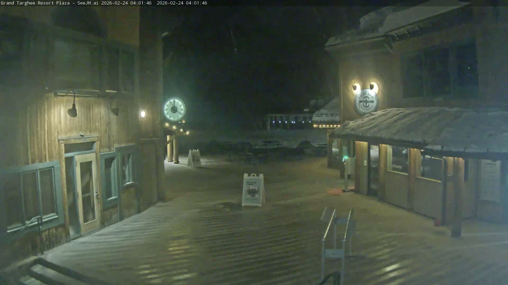 Alta, Freds Mountain Grand Targhee Resort Plaza Live Cam  -Alta, Teton, Wyoming, USA