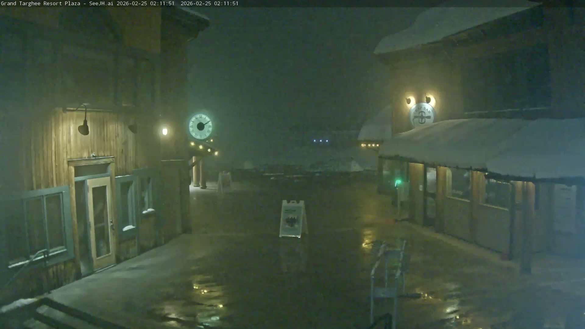 Alta, Freds Mountain Grand Targhee Resort Plaza Live Cam  -Alta, Teton, Wyoming, USA
