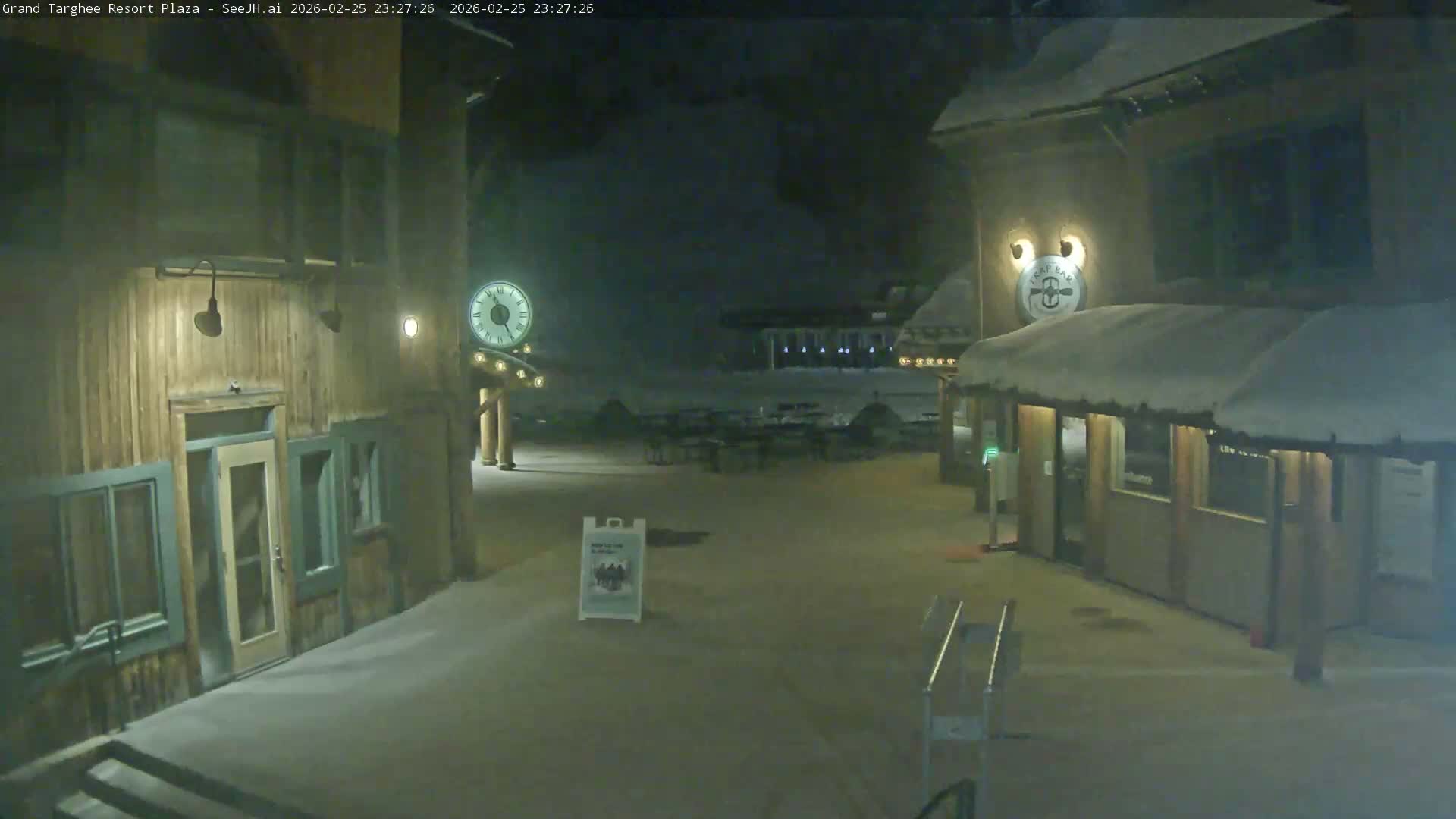 Alta, Freds Mountain Grand Targhee Resort Plaza Live Cam  -Alta, Teton, Wyoming, USA