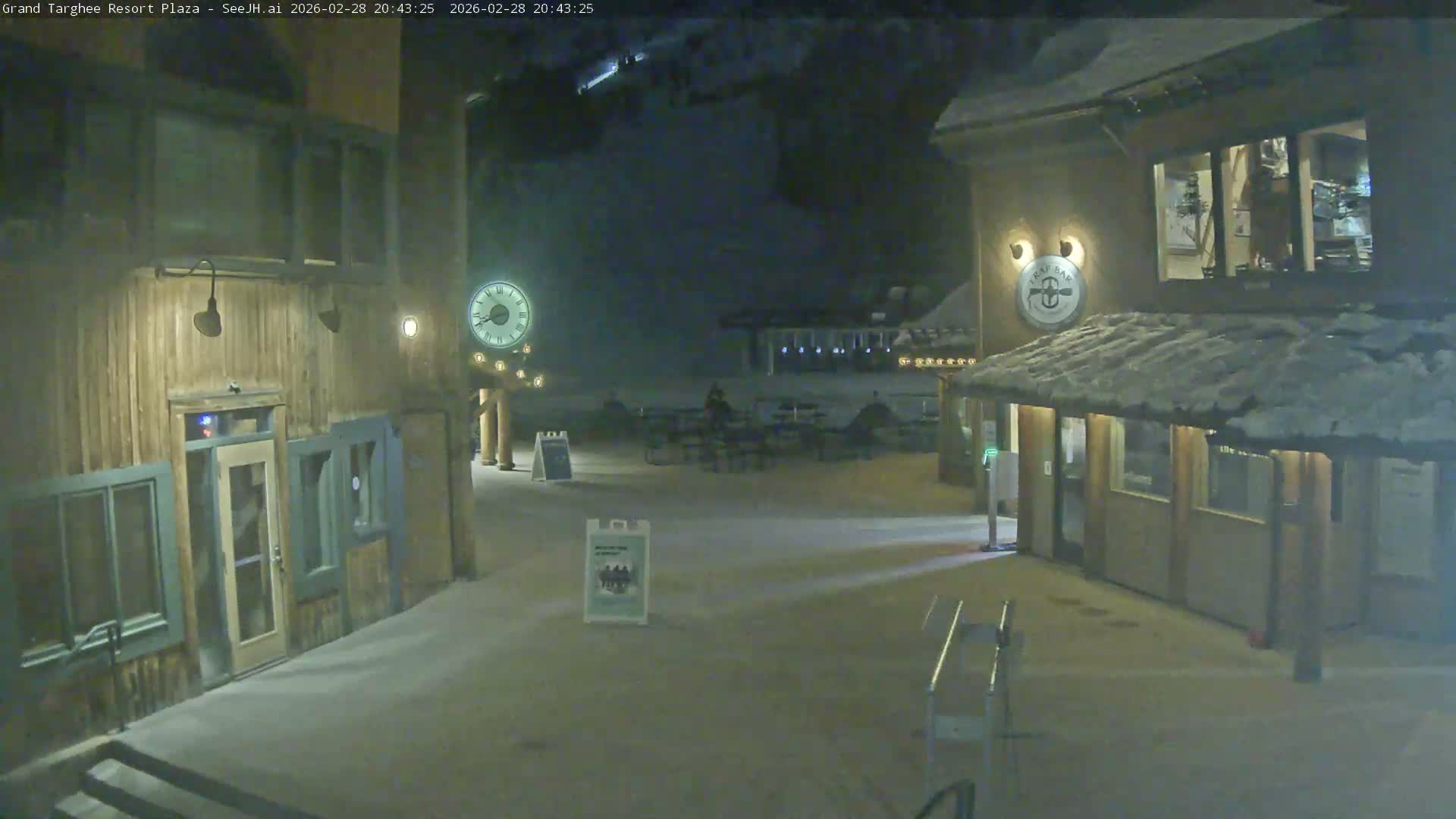 Alta, Freds Mountain Grand Targhee Resort Plaza Live Cam  -Alta, Teton, Wyoming, USA