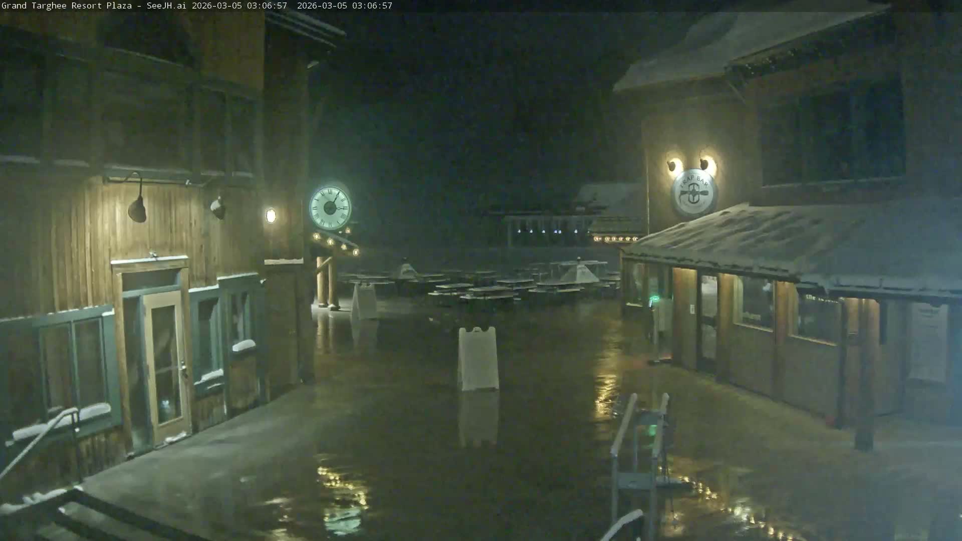 Alta, Freds Mountain Grand Targhee Resort Plaza Live Cam  -Alta, Teton, Wyoming, USA