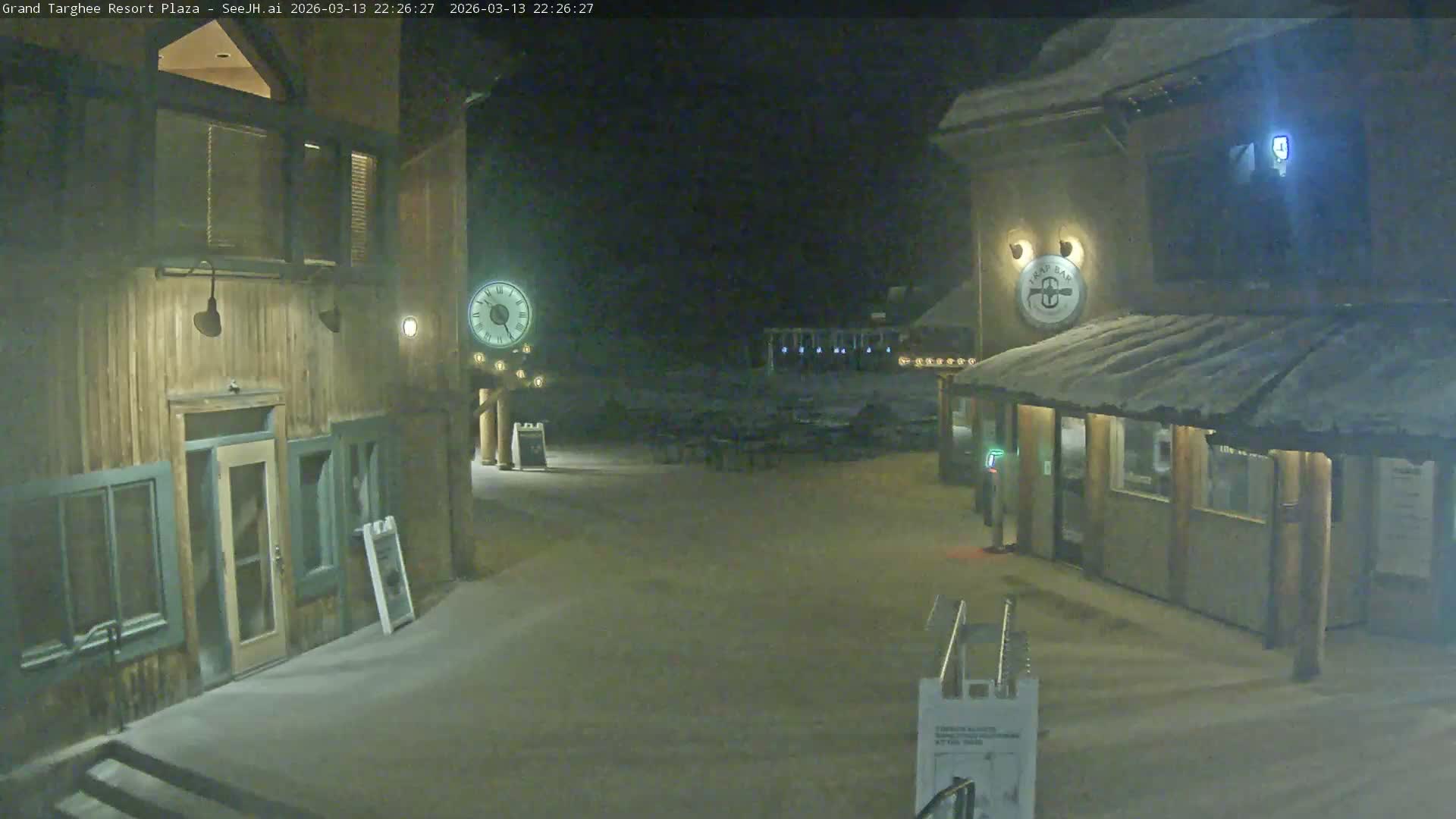 Alta, Freds Mountain Grand Targhee Resort Plaza Live Cam  -Alta, Teton, Wyoming, USA