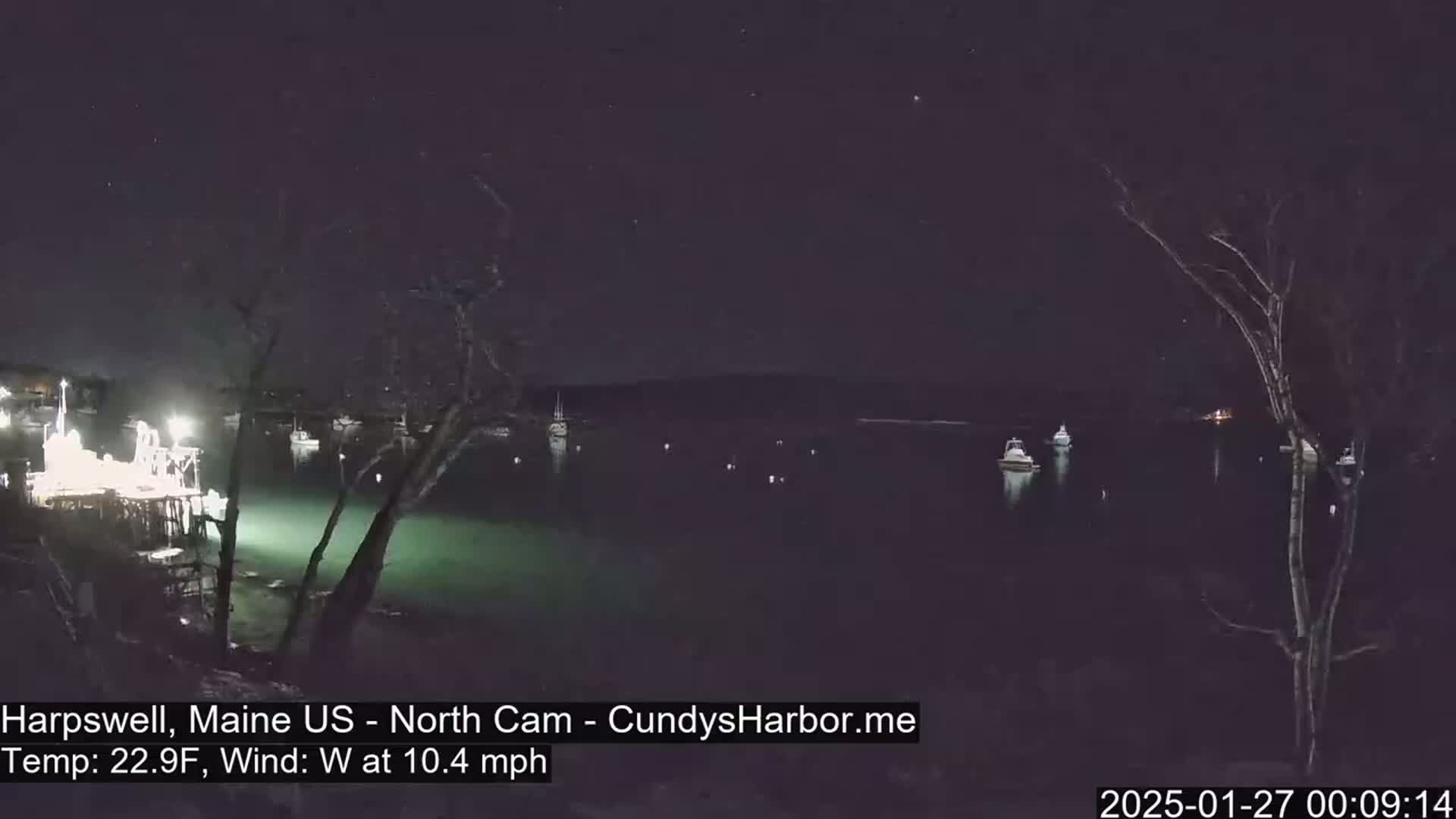 Cundy Harbor North Live Cam - Harpswell, Maine, USA
