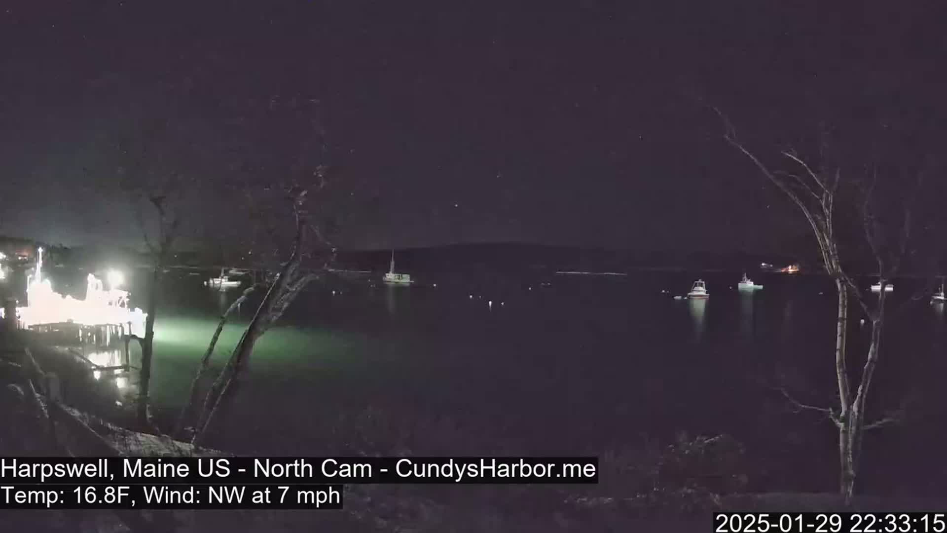 Cundy Harbor North Live Cam - Harpswell, Maine, USA