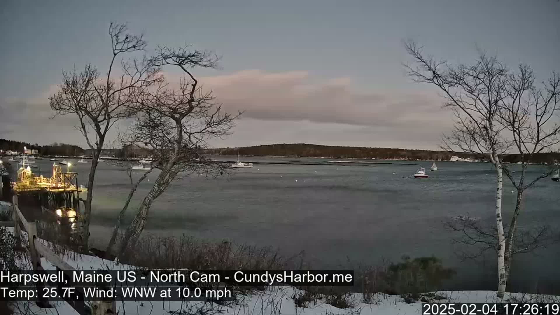 Cundy Harbor North Live Cam - Harpswell, Maine, USA