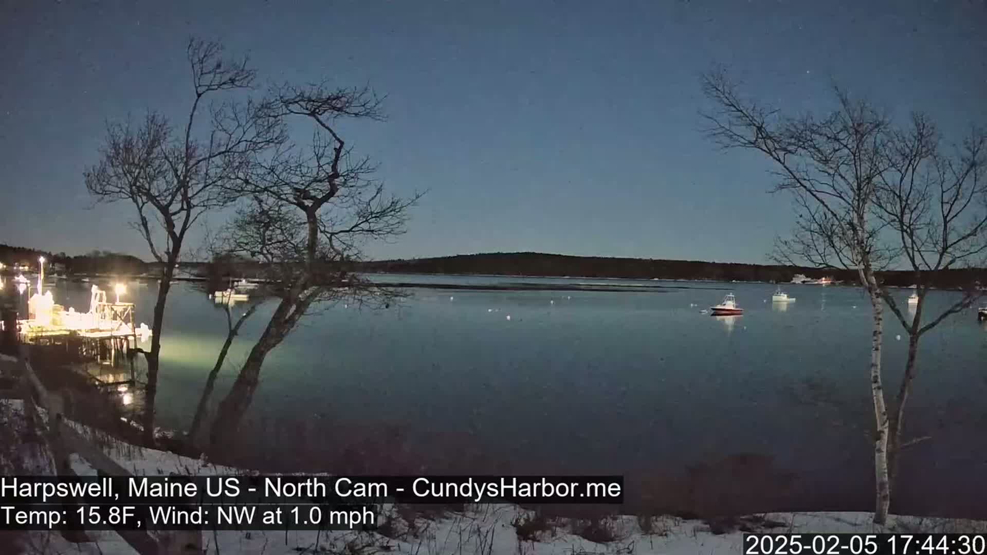 Cundy Harbor North Live Cam - Harpswell, Maine, USA