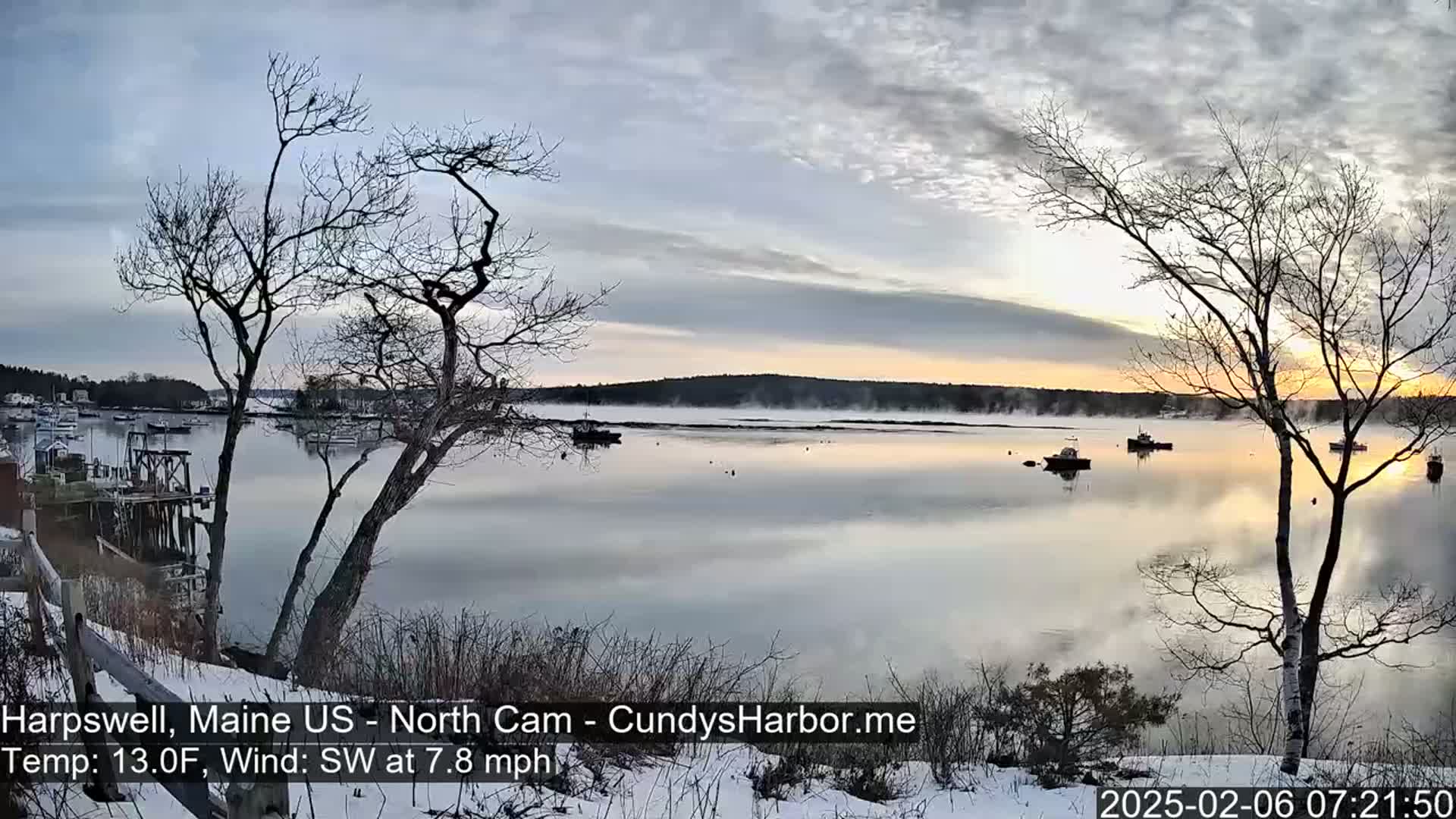 Cundy Harbor North Live Cam - Harpswell, Maine, USA